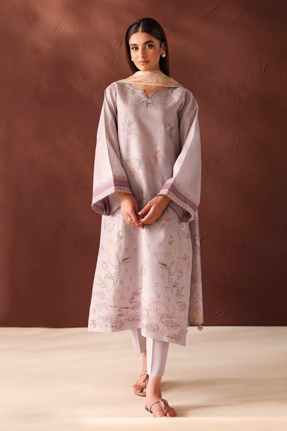 EMBROIDERED SELF JACQUARD SF-4484