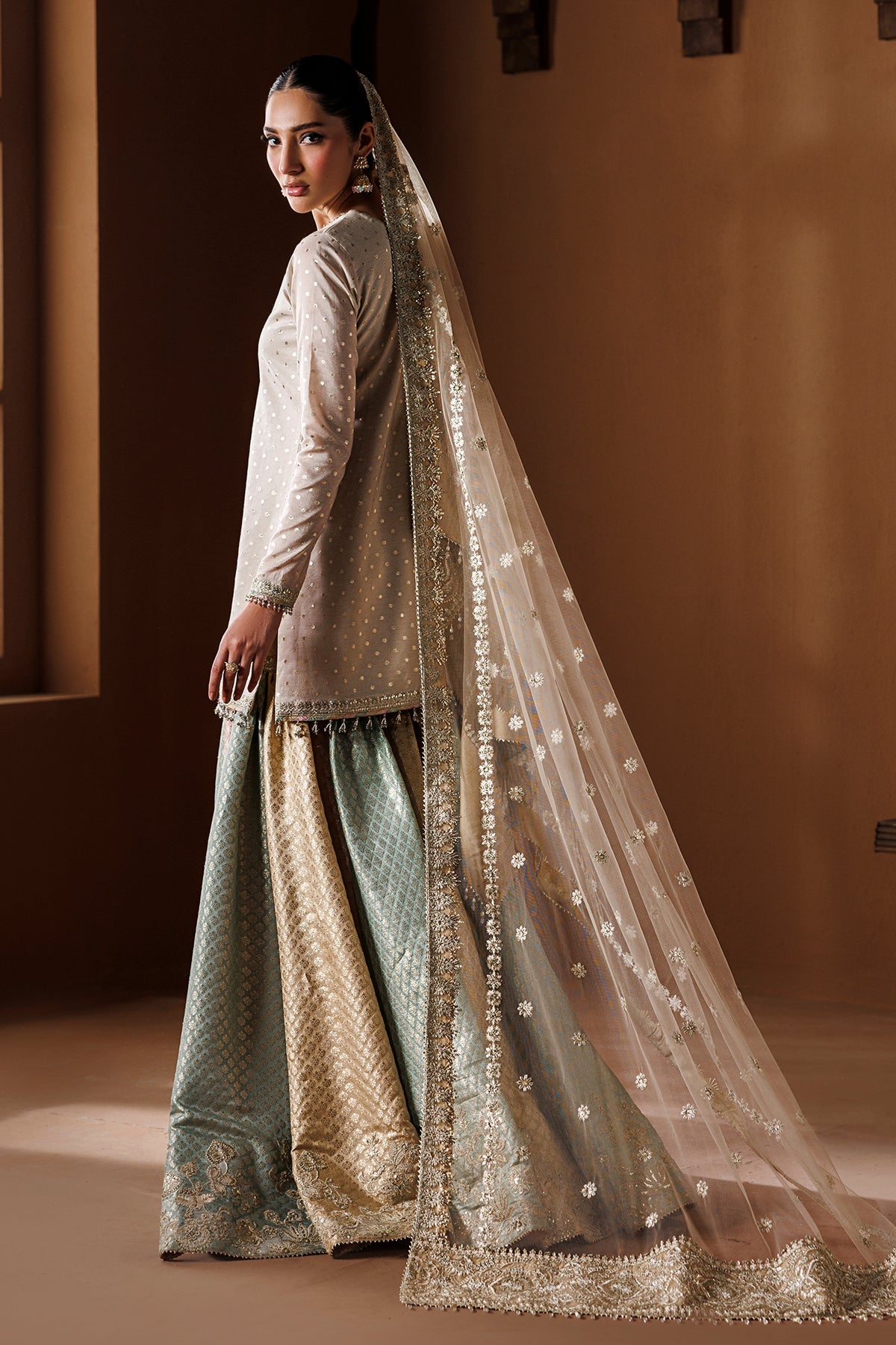 EMBROIDERED ZARRI CHIFFON SF-4435