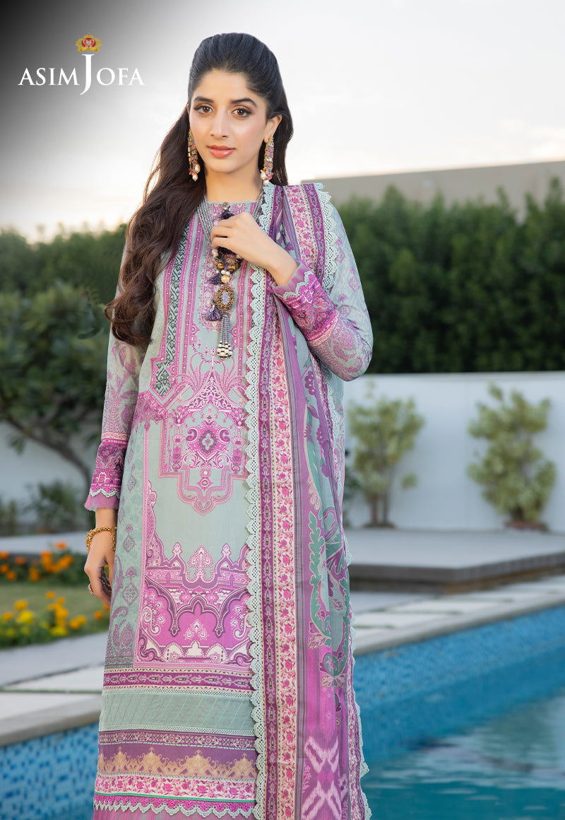 AJS-06 PRINTED LAWN 3 PCS