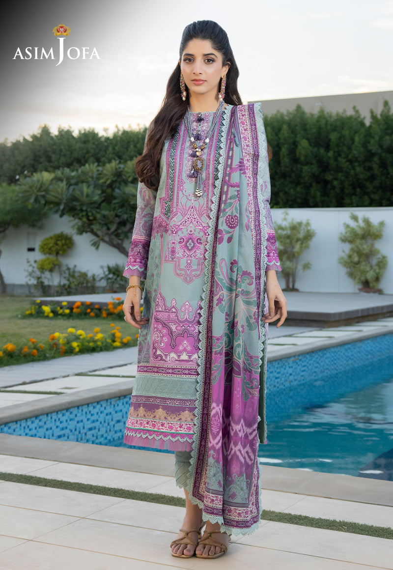 AJS-06 PRINTED LAWN 3 PCS