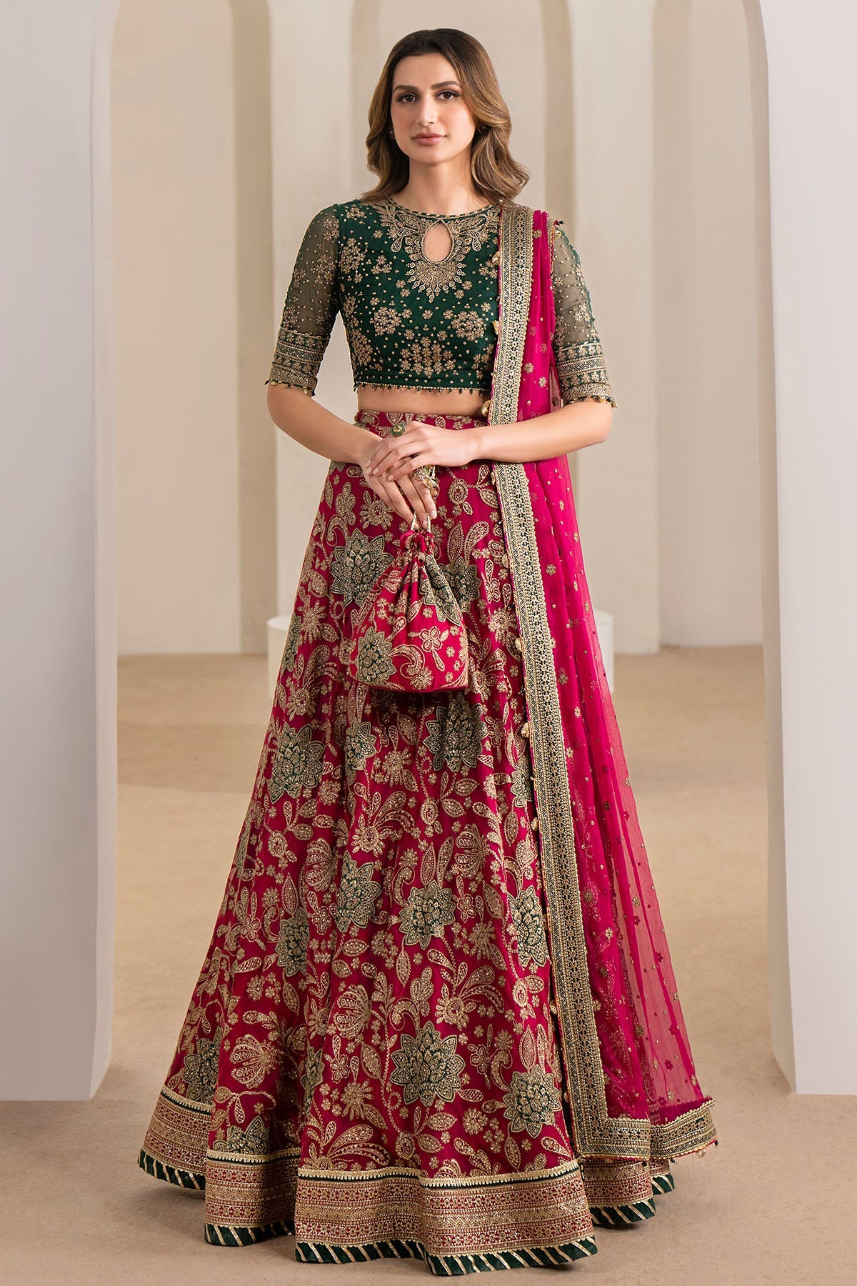 EMBROIDERED CHIFFON WF'24-03