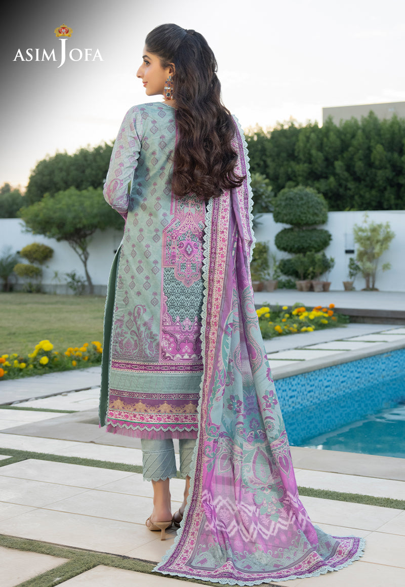 AJS-06 PRINTED LAWN 3 PCS