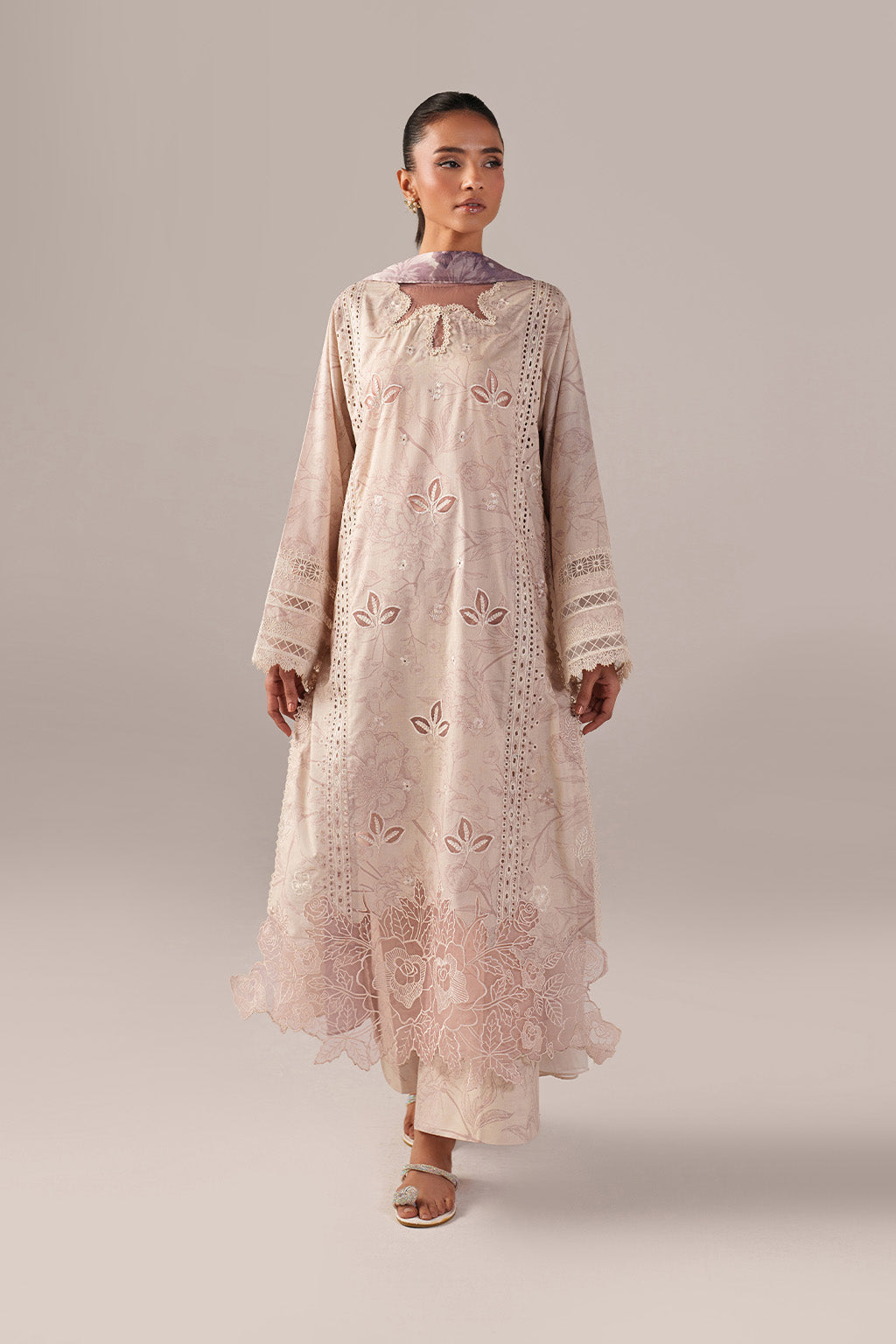 SS-01 Embroidered Lawn