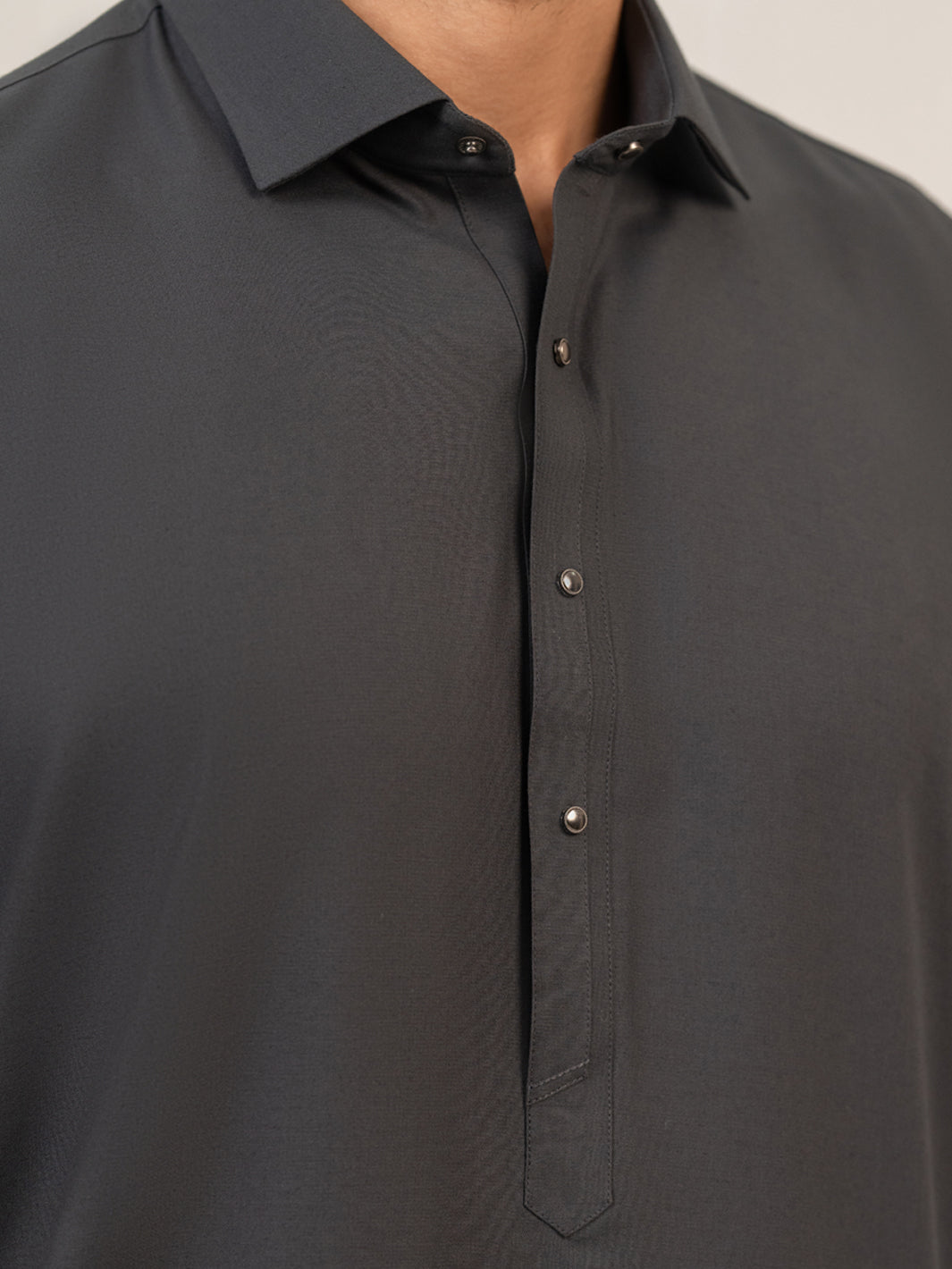 Grey Kameez Shalwar - ALWA-KS-664