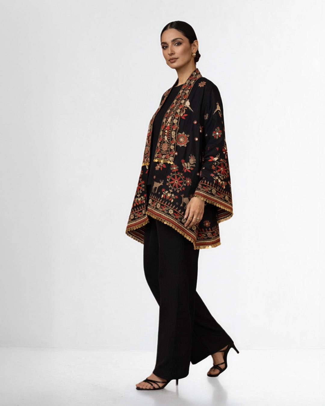 Black Velvet Deer Jacket