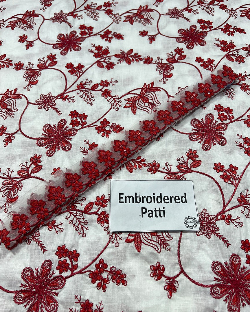 Faiza Saqlain – Jehona Style (White & Red)