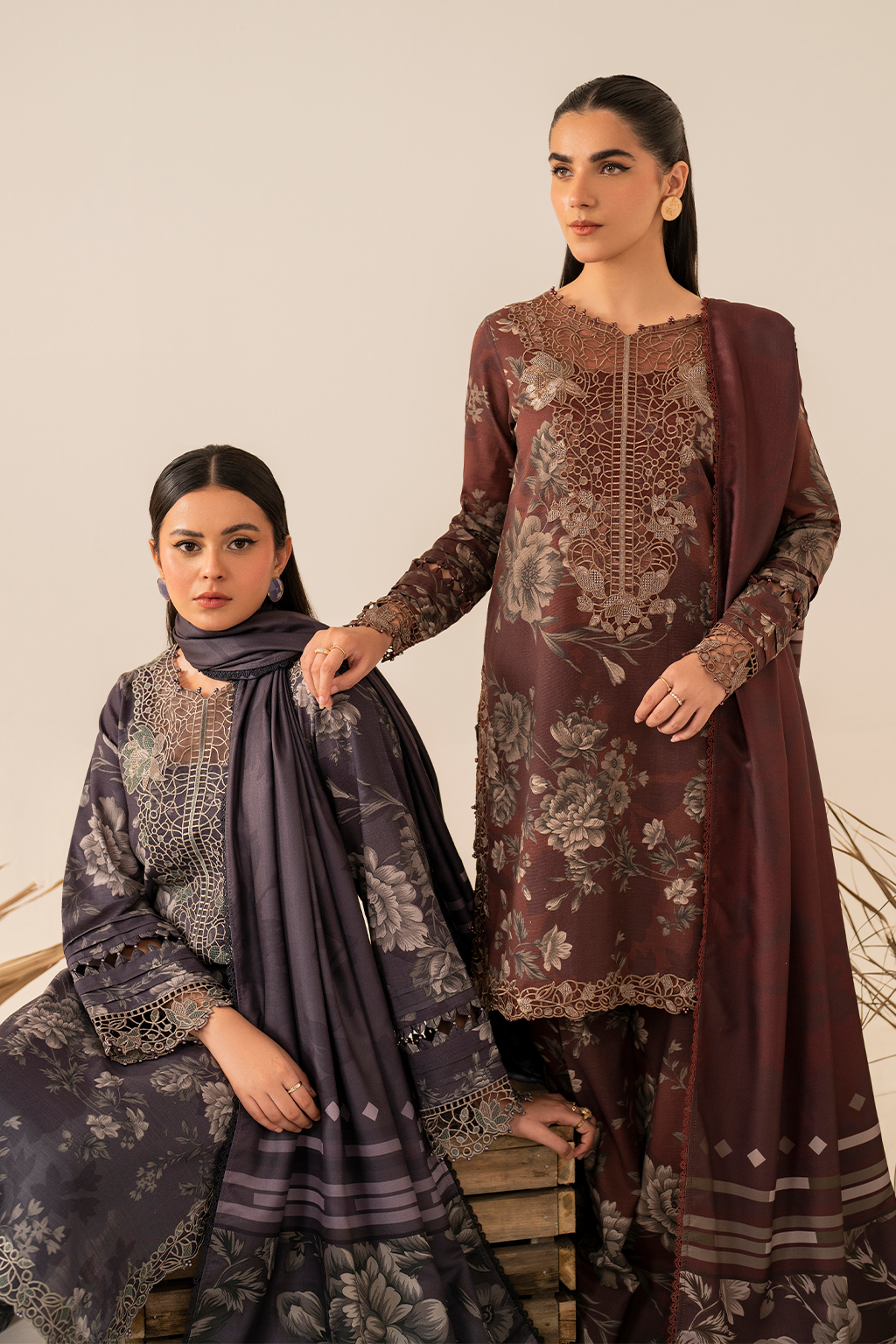 UE-349 Printed Khaddar