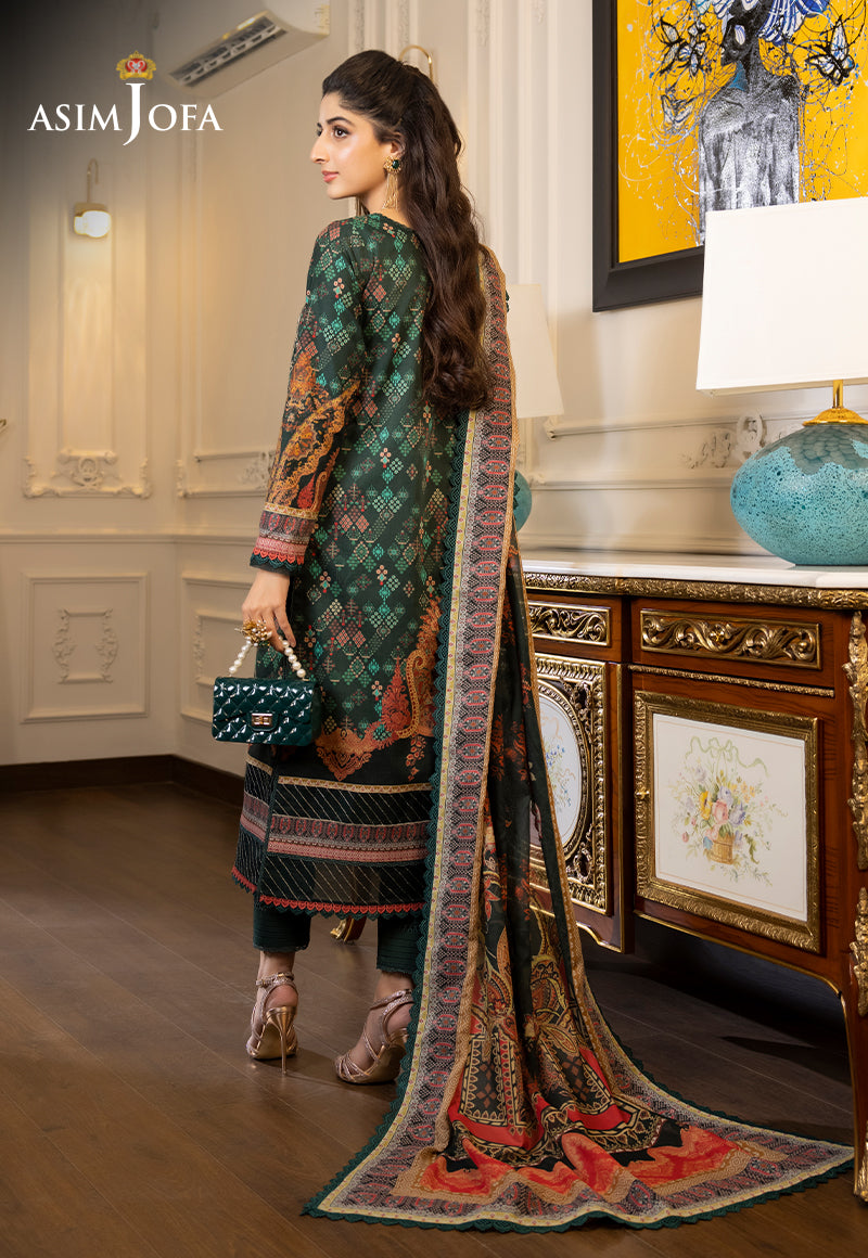 AJS-11 EMBROIDERED LAWN 2 PCS