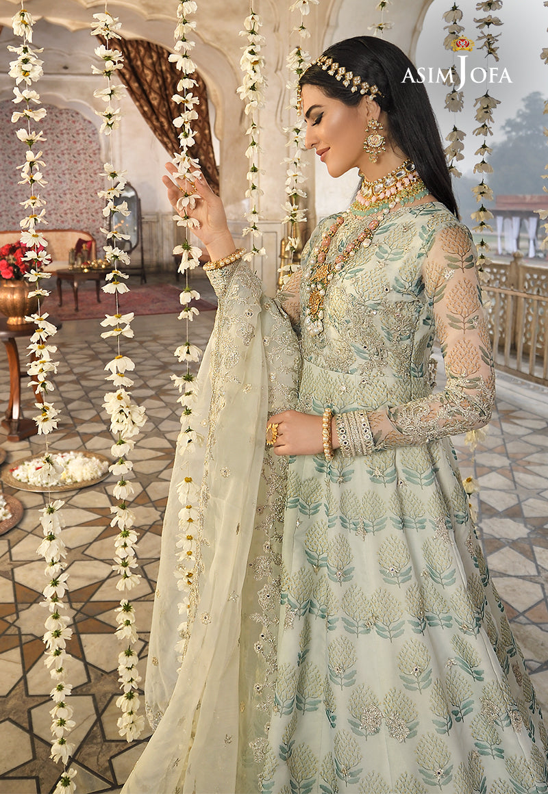 AJR-04 EMBROIDERED ORGANZA 3 PCS