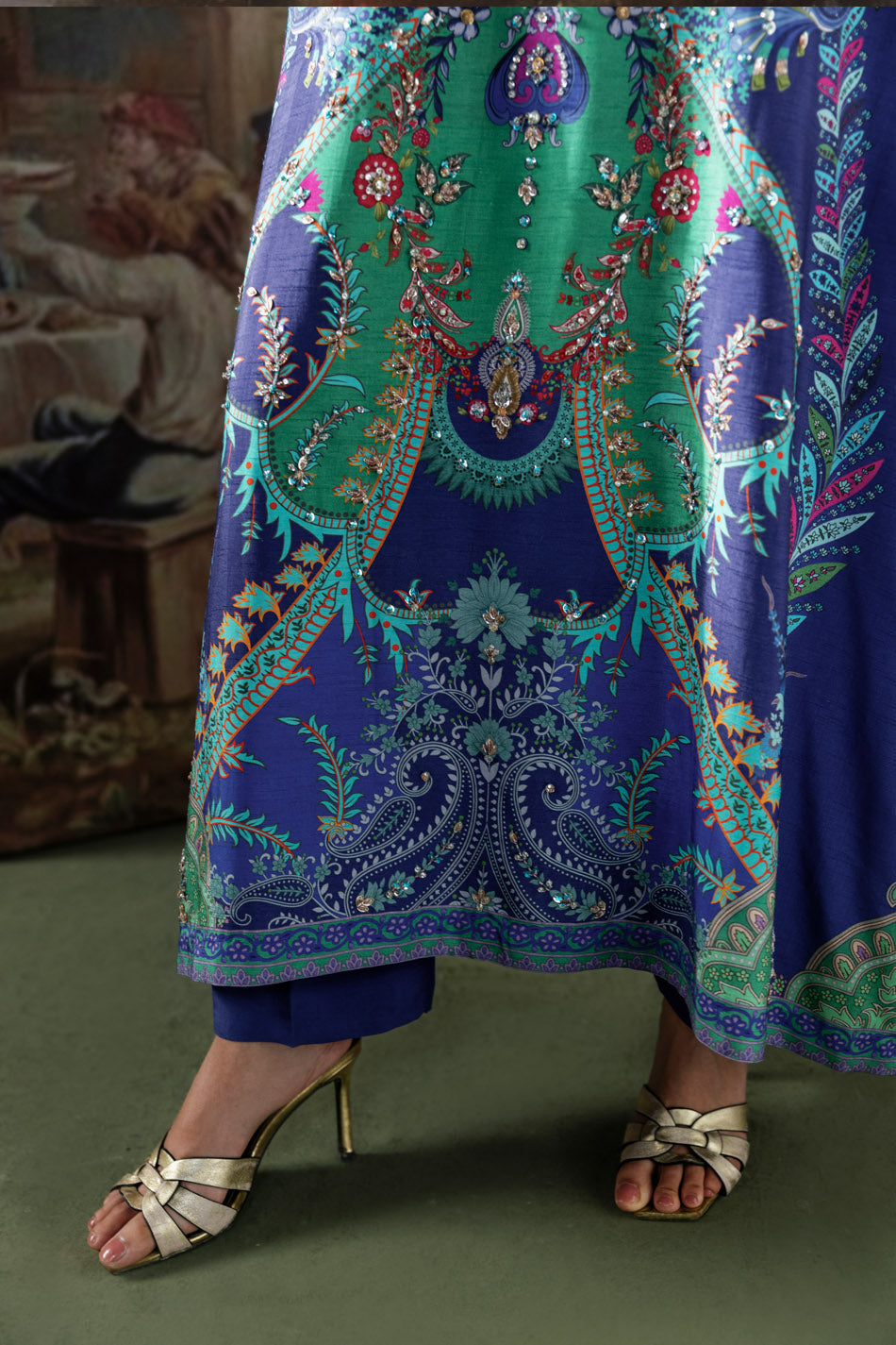 Emerald Sea Kaftan (D-15)