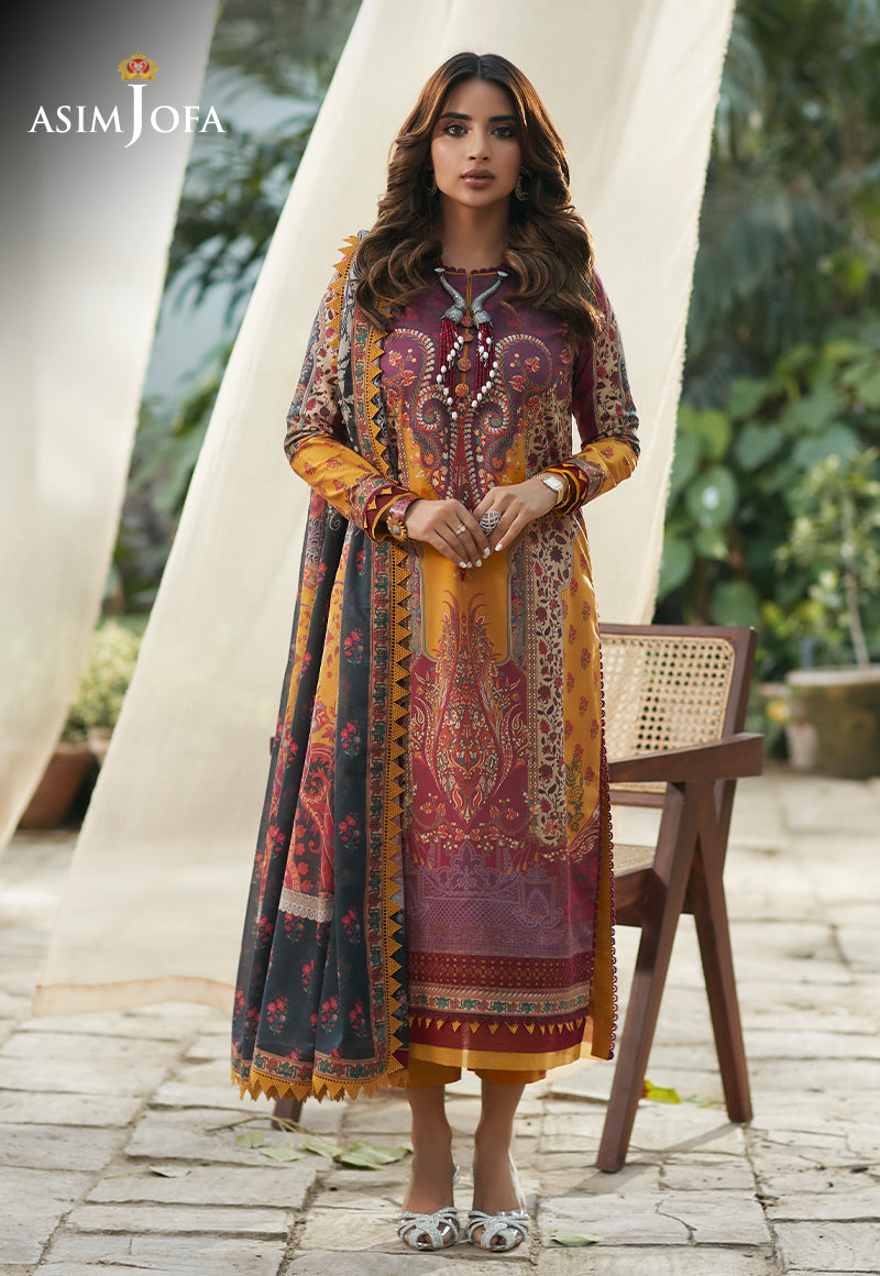 AJS-21 PRINTED LAWN 3 PCS