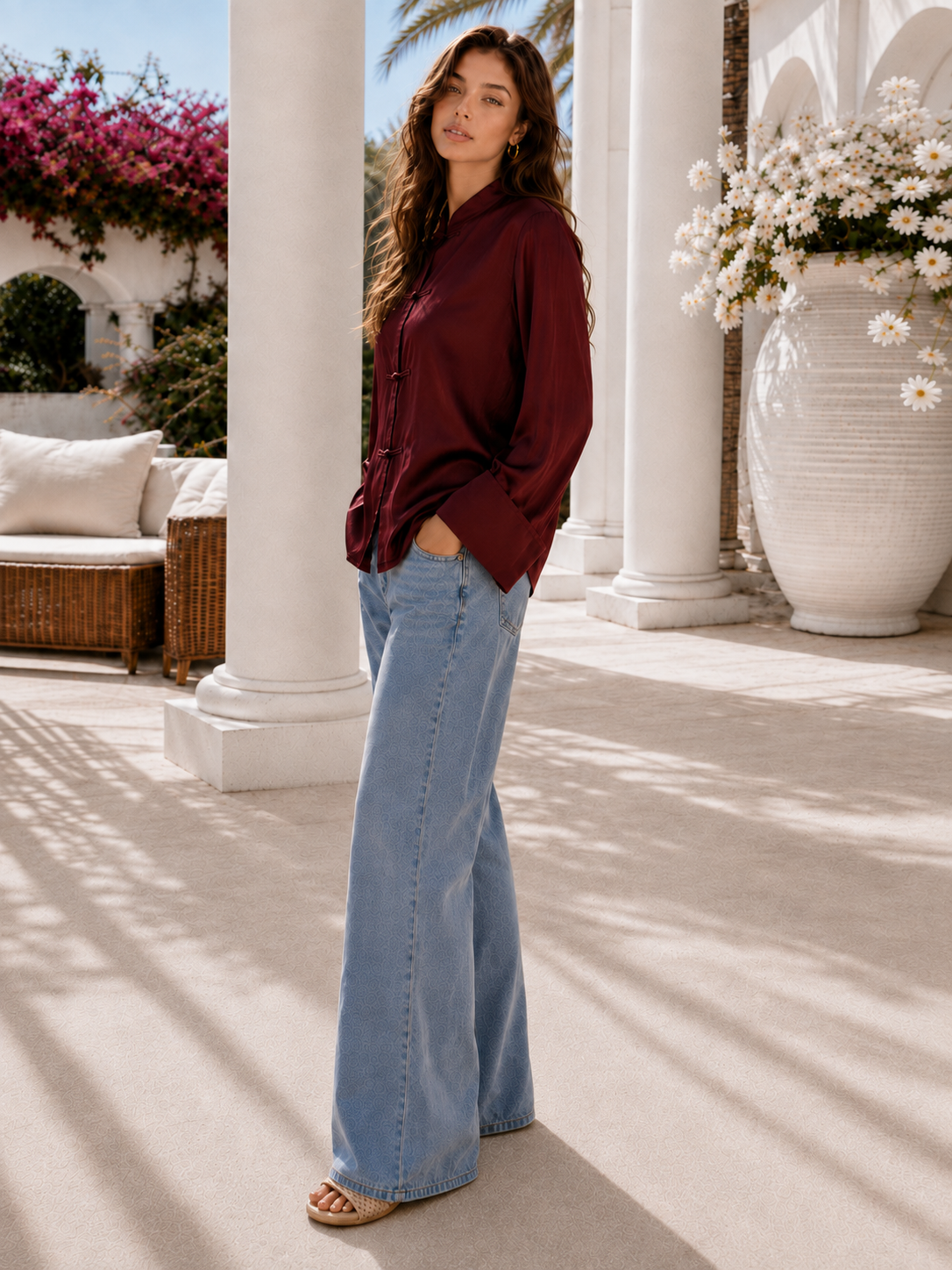 D13 - Burgundy Top