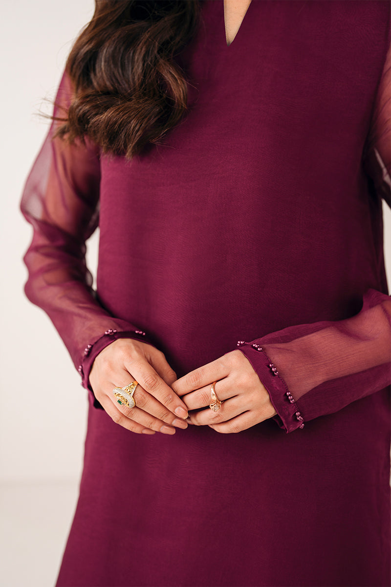 PLAIN CHIFFON SHIRT PR-1114