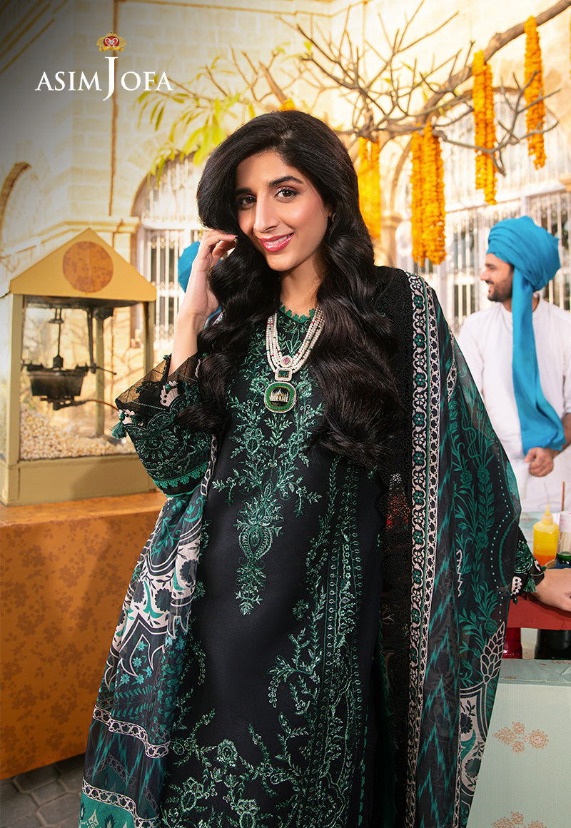 Ajso-80 Unstitched 2 Pcs Shirt Dupatta