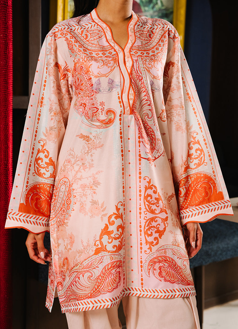 Printed Solid CO-ORD Set - 17036201531020