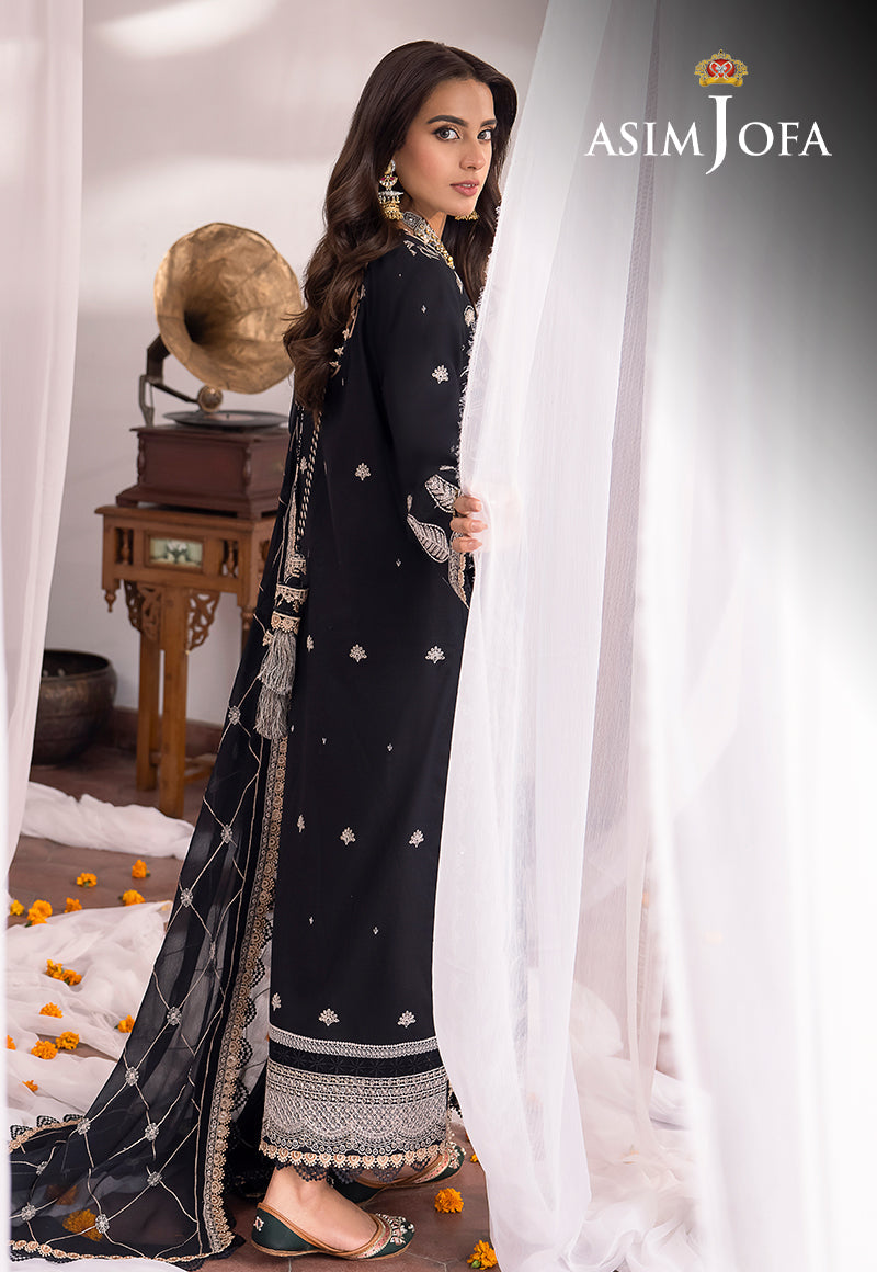 AJSW-27 EMBROIDERED POLY VISCOSE 3 PCS