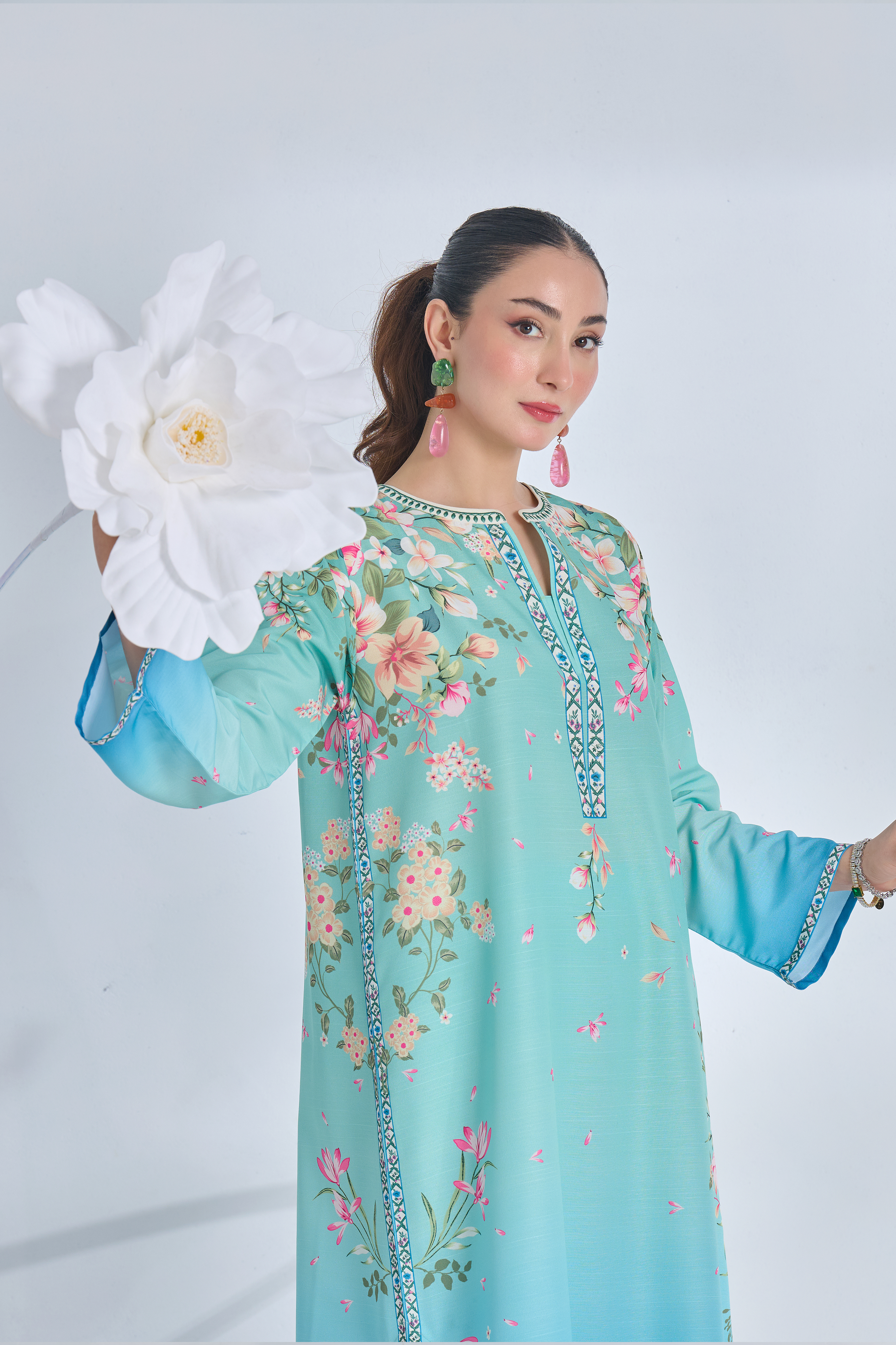BLOOM OMBRE KAFTAN | 2-Piece