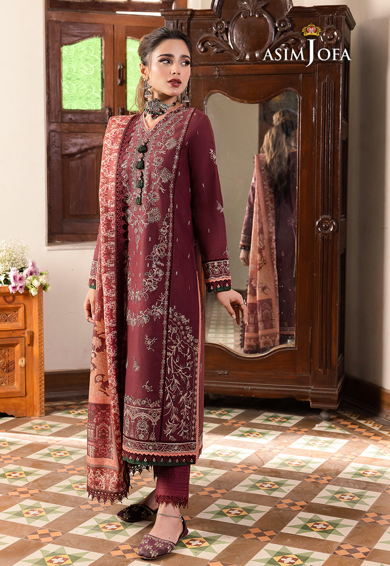 AJRW-34 EMBROIDERED STITCHED 3 PCS