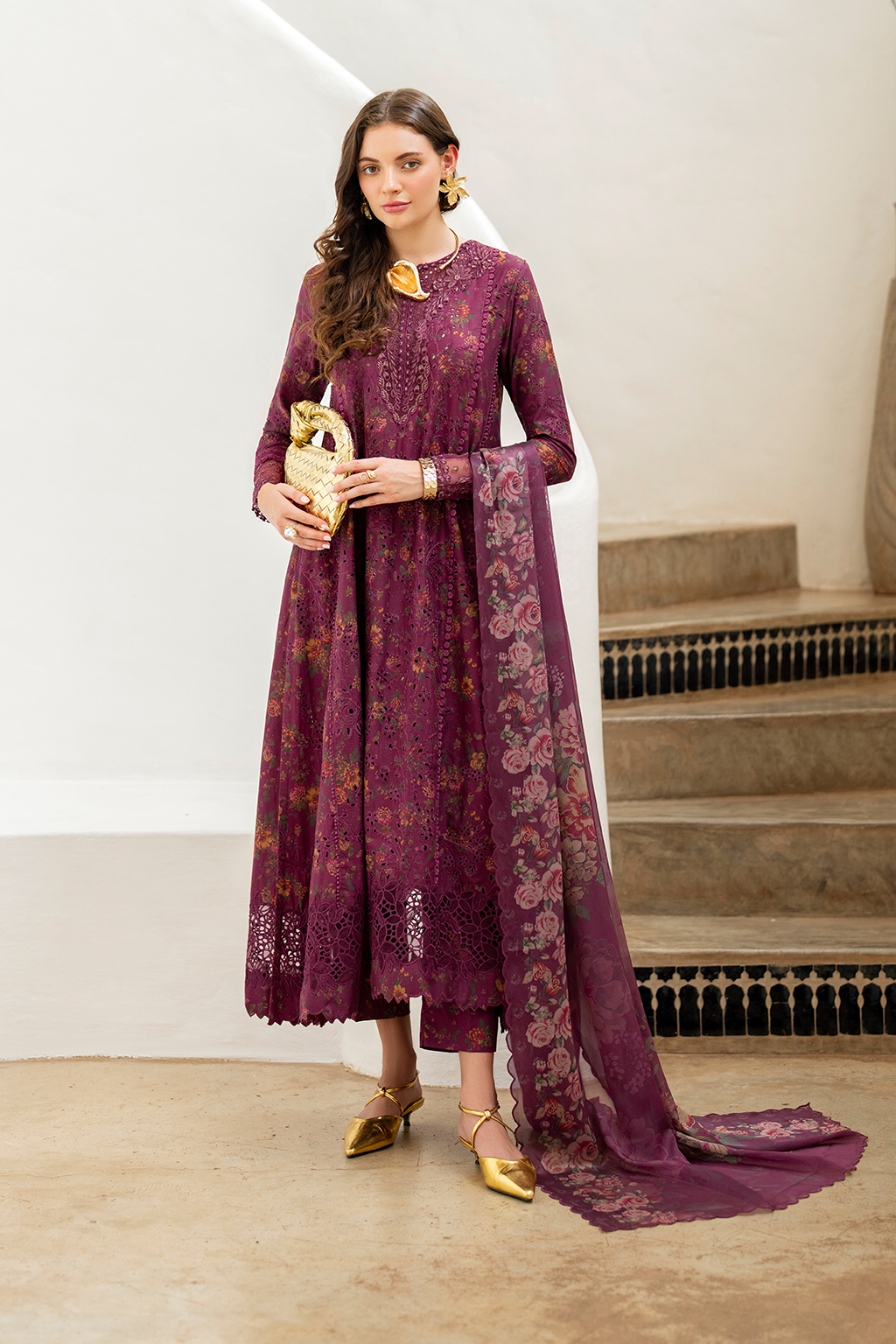 SS-04 Embroidered Lawn