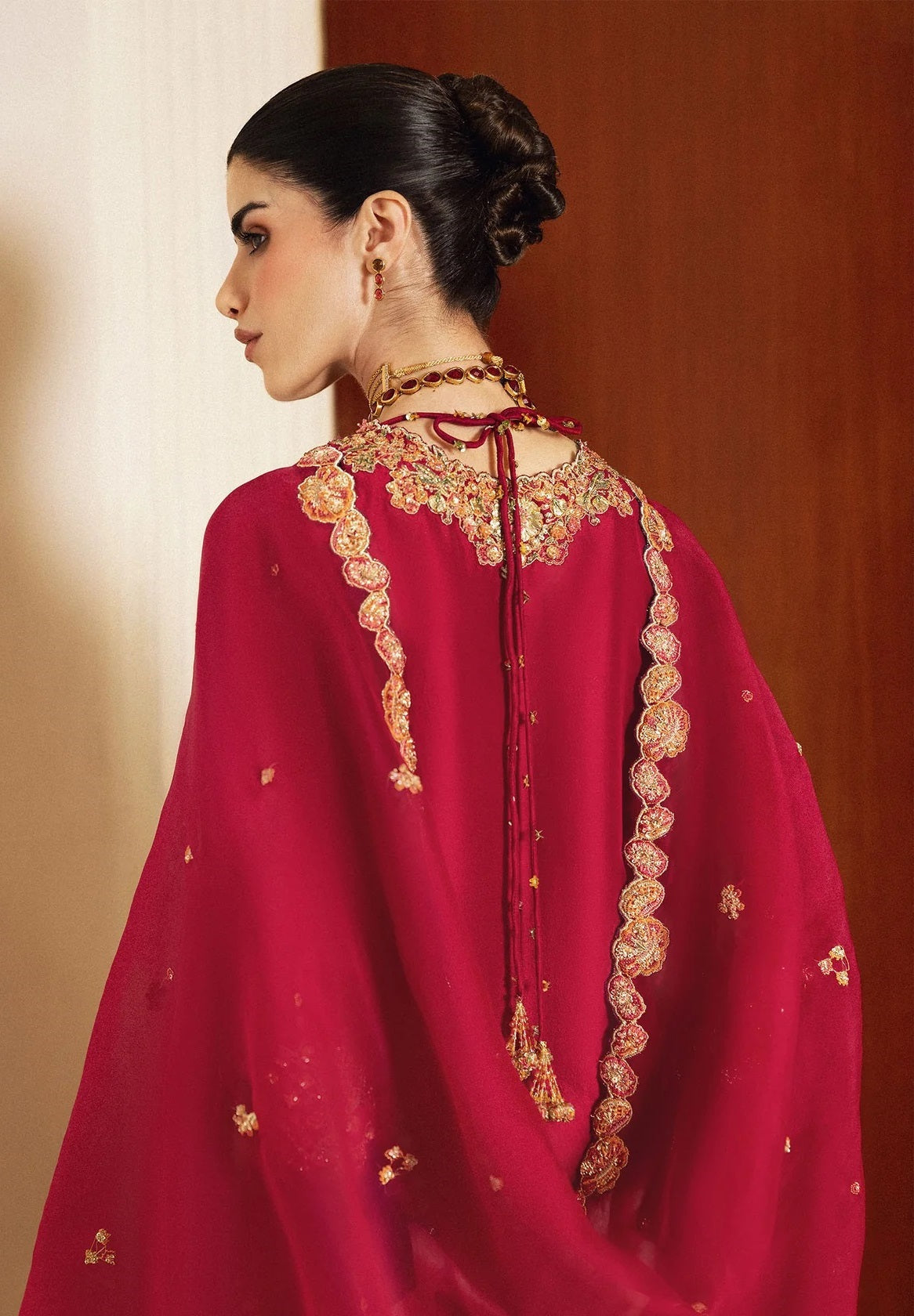 Hussain Rehar Luniere Luxury Raw Silk Embroidered 3Pc Unstitched Suit PA-141