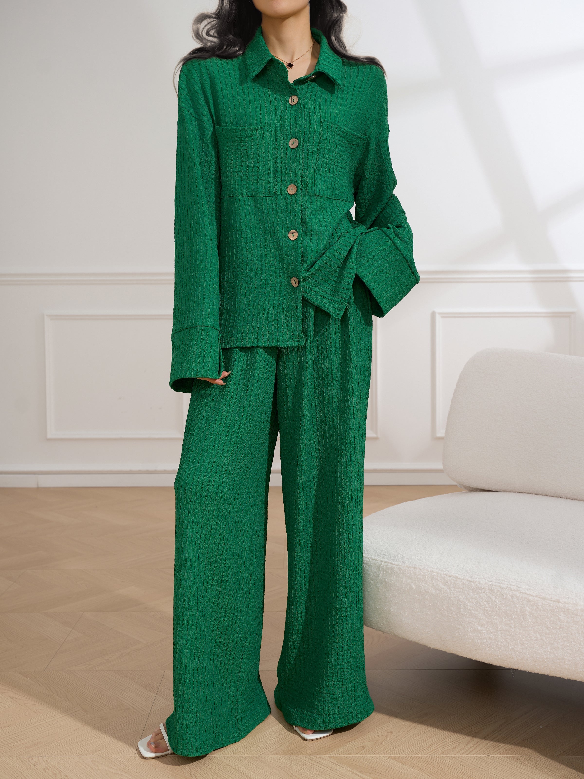 Ravello Emerald Two Piece Suit Dark