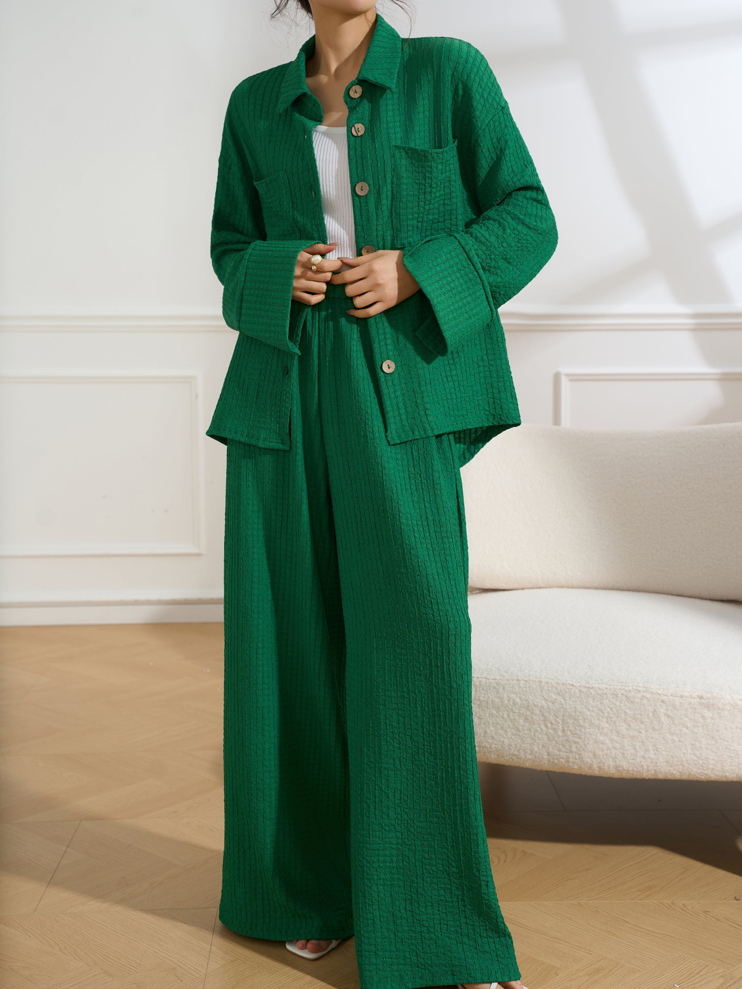 Ravello Emerald Two Piece Suit Dark