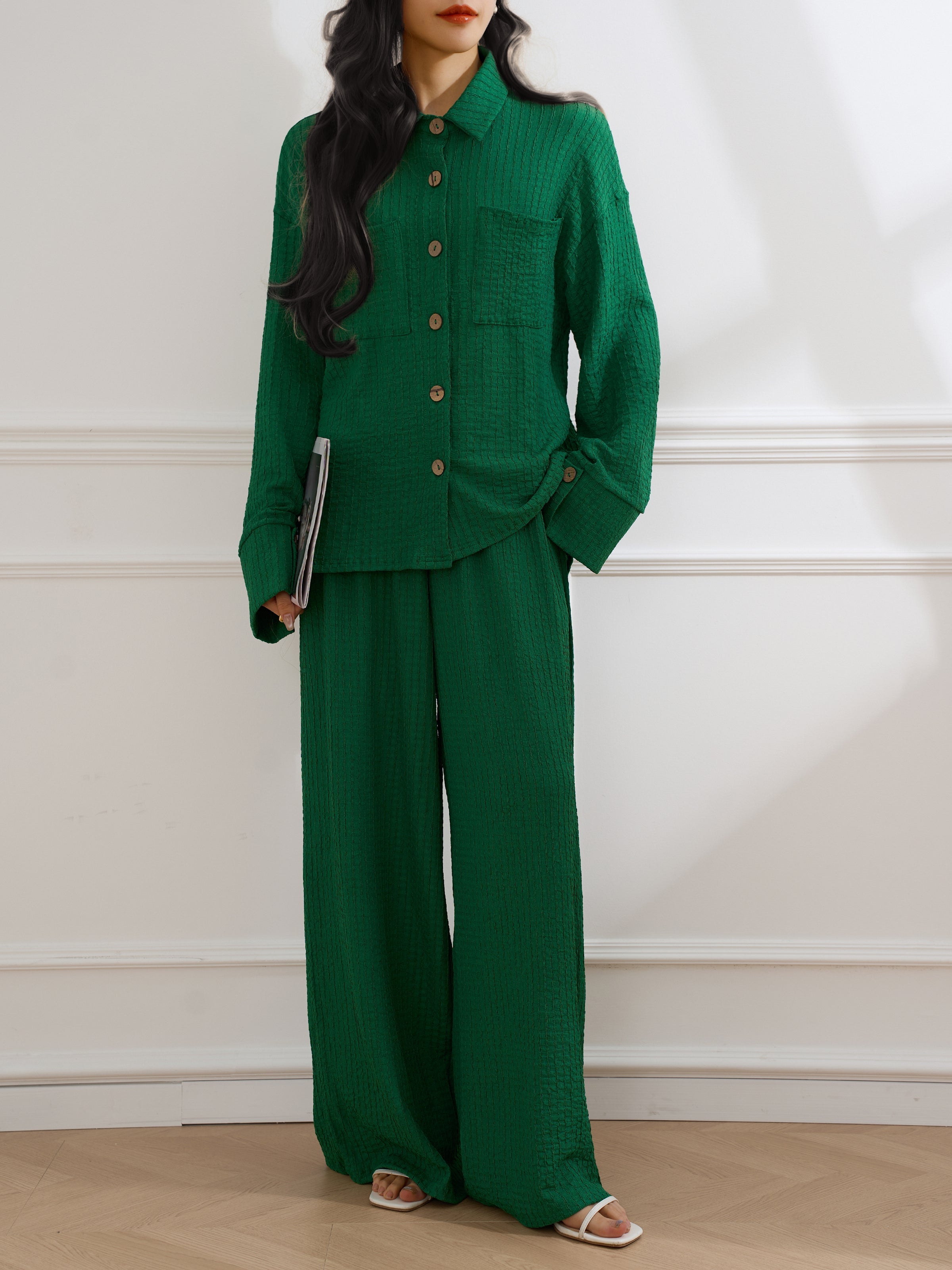 Ravello Emerald Two Piece Suit Dark