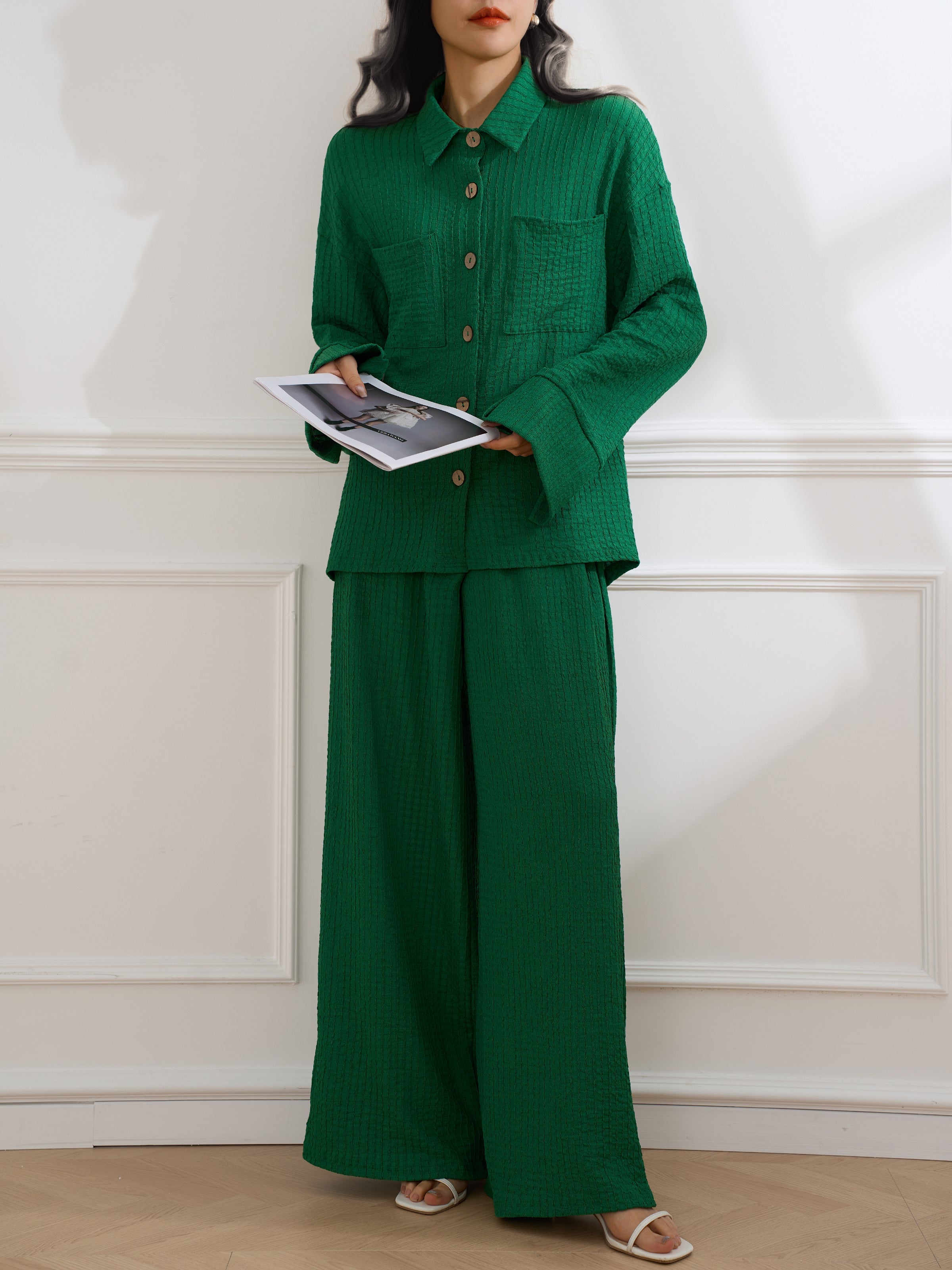 Ravello Emerald Two Piece Suit Dark