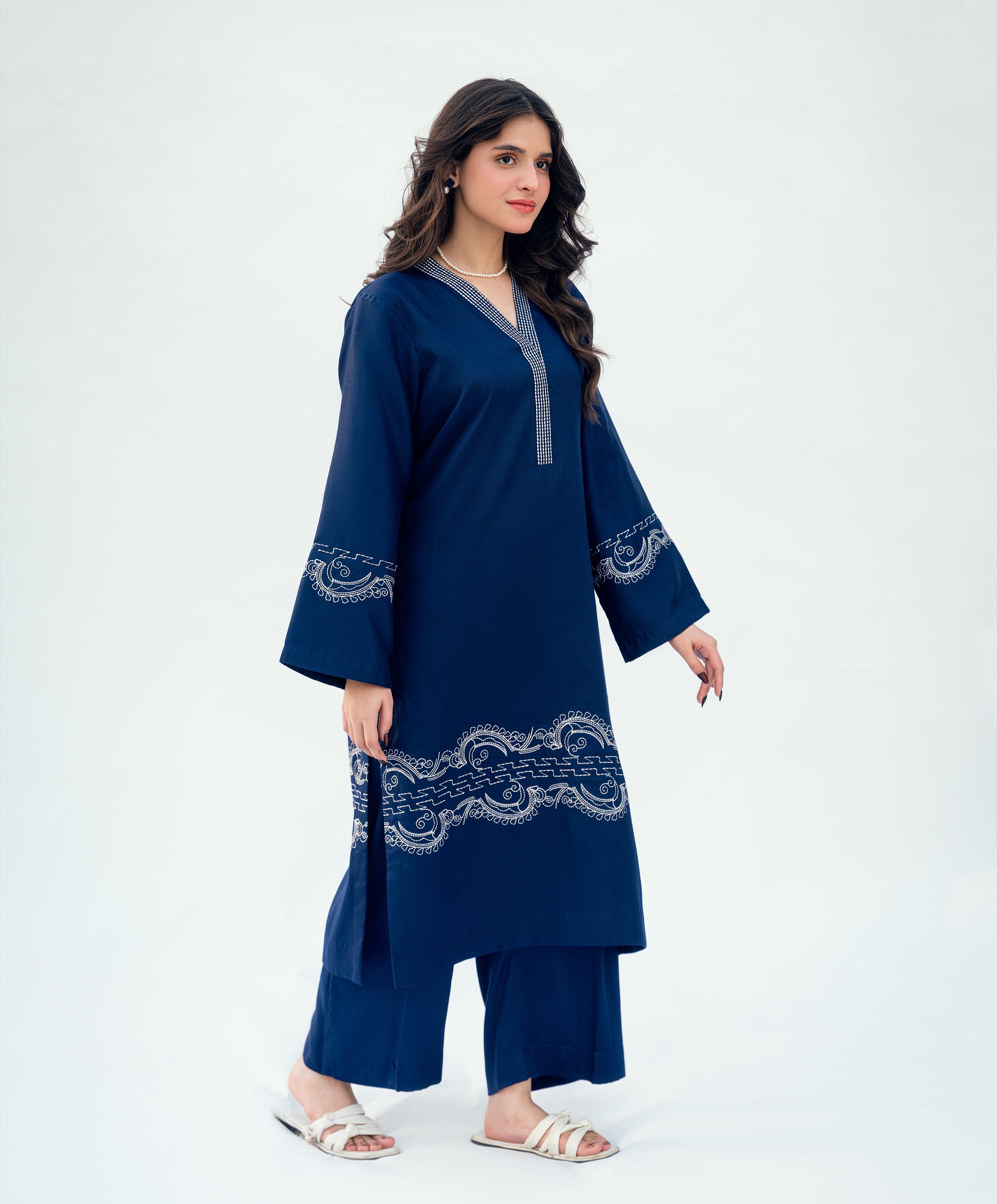 Blue Hour | 2 pc Stitched