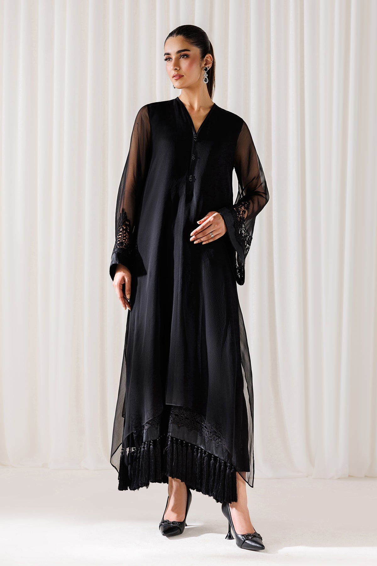 EMBROIDERED CHIFFON EN-1300