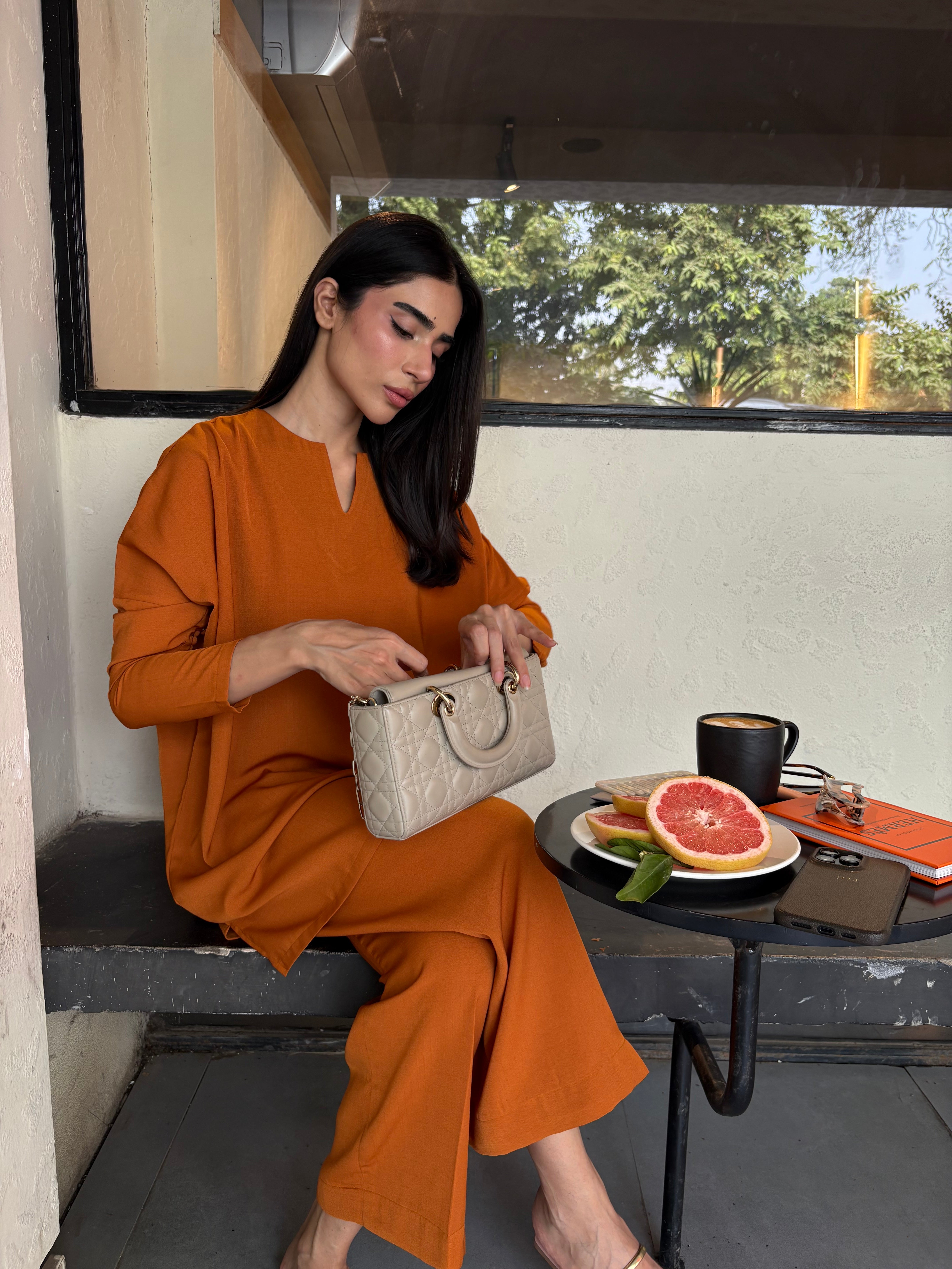 Burnt Orange Gabby Set