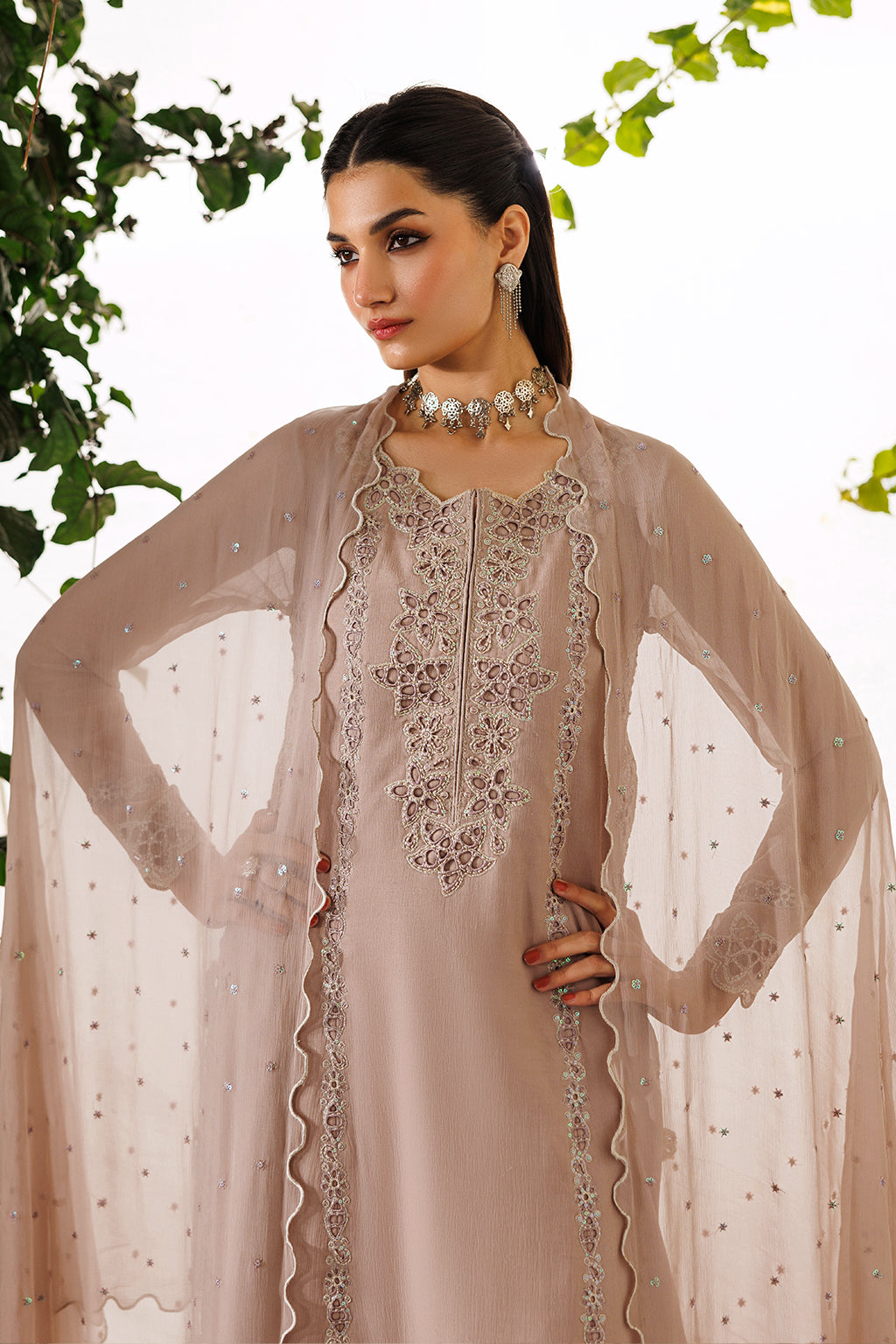 CC-92 Emboidered Chiffon
