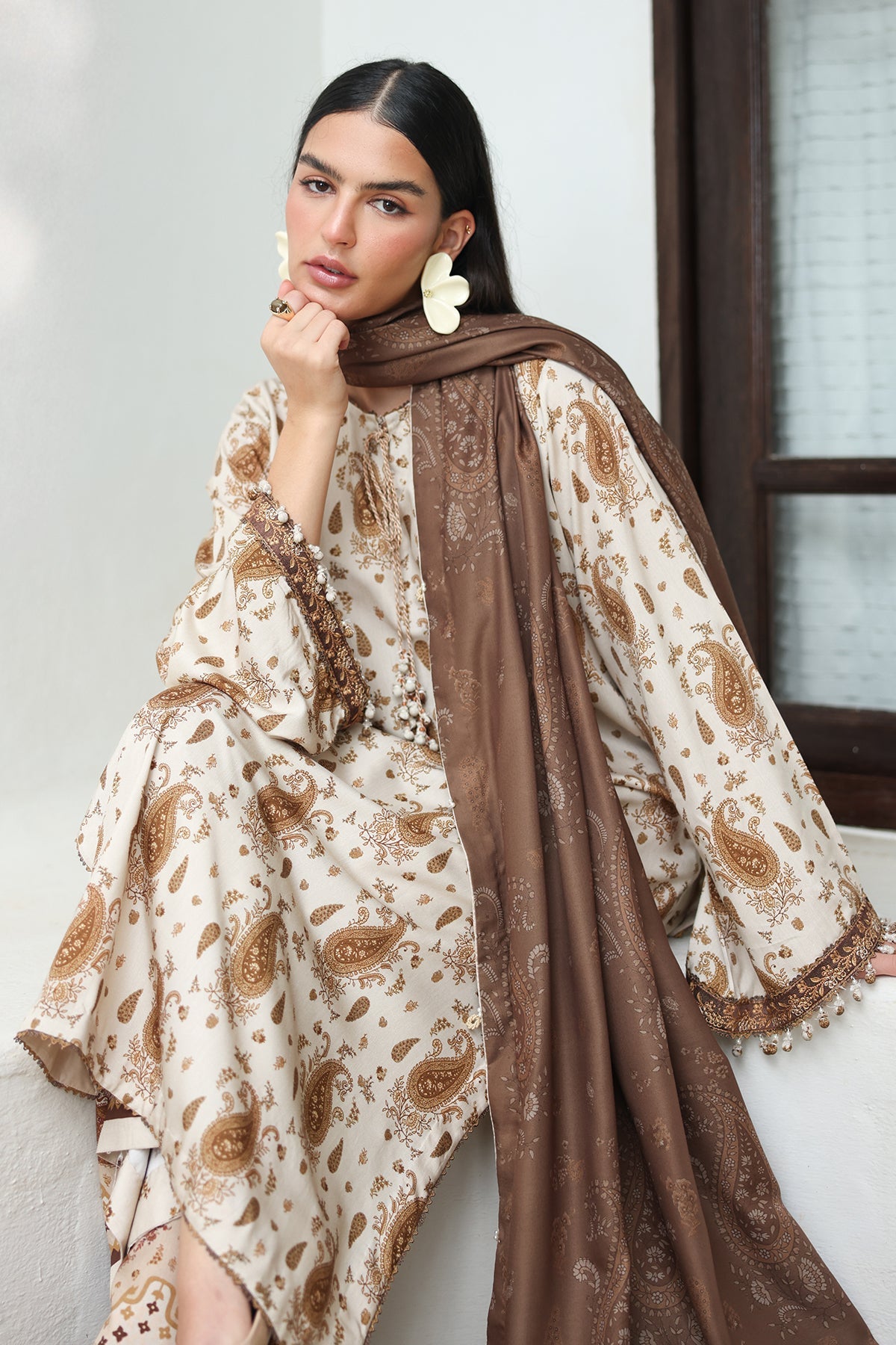 EMBRIODERED VISCOSE SILK SF-4612
