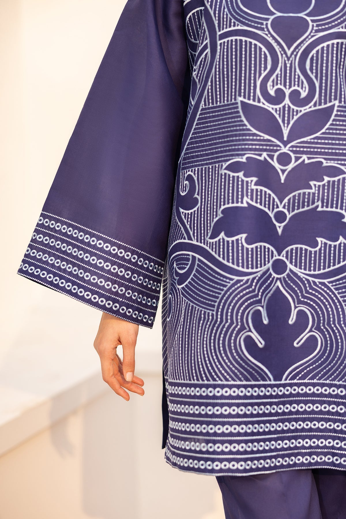 EMBROIDERED JACQUARD LAWN PR-1110