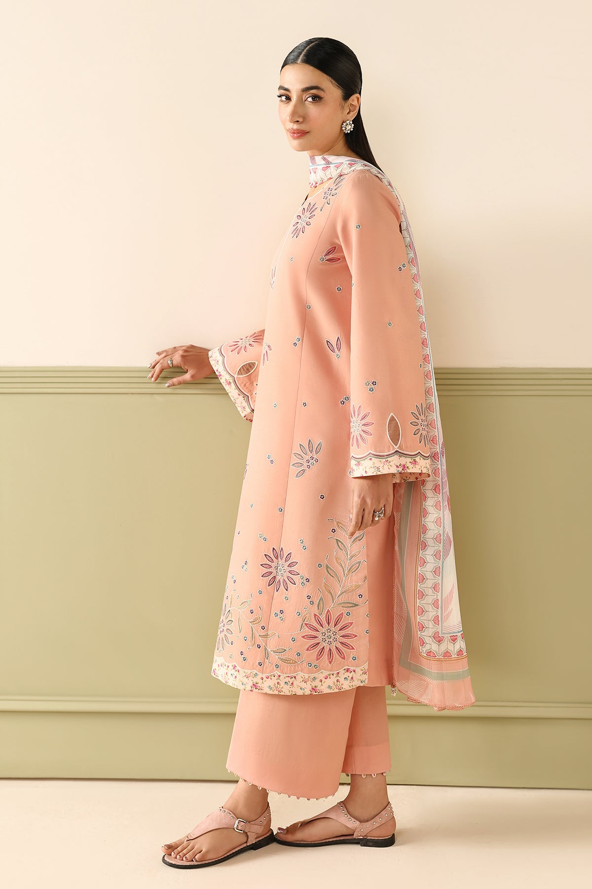 EMBROIDERED LAWN RTW-9274