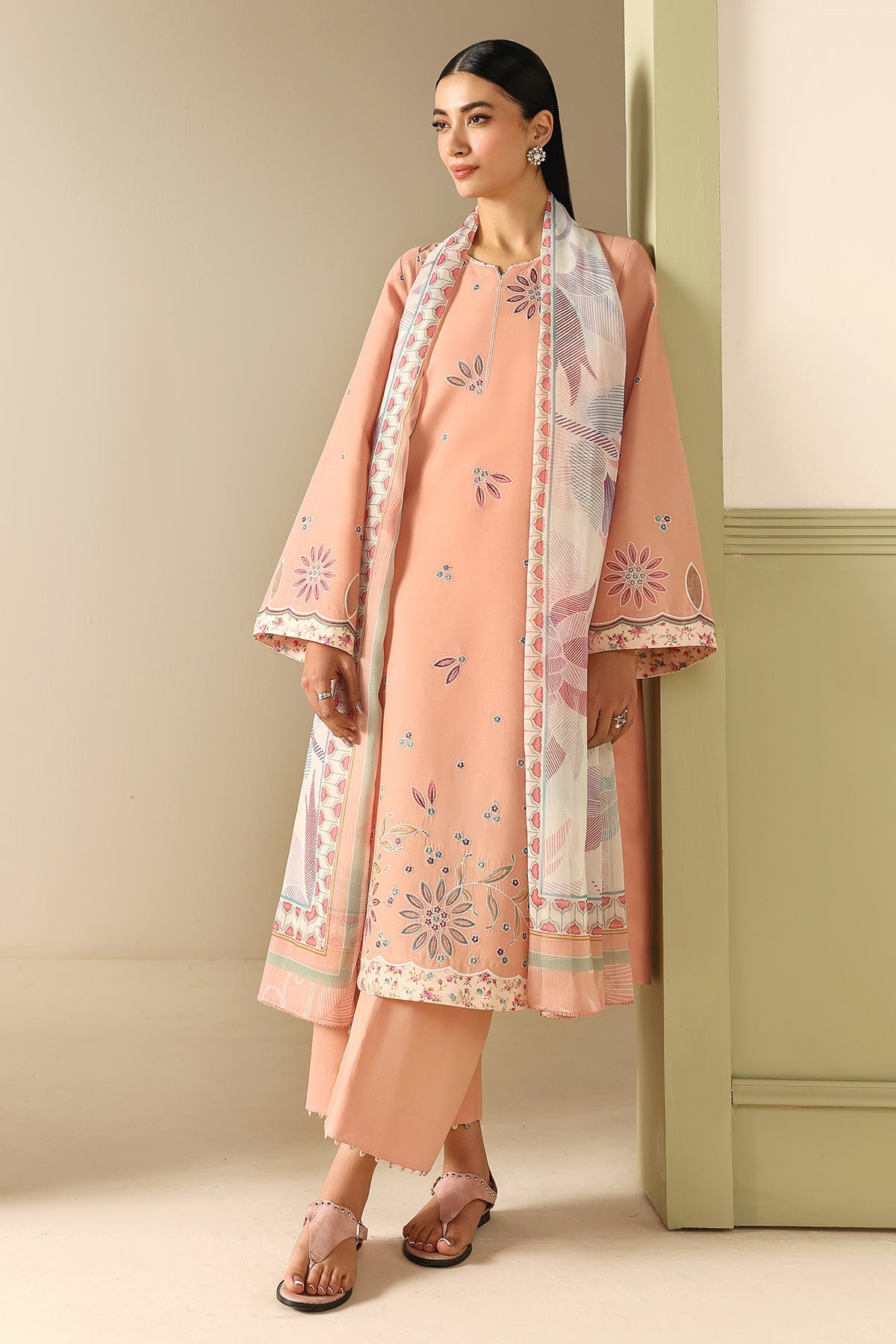 EMBROIDERED LAWN RTW-9274