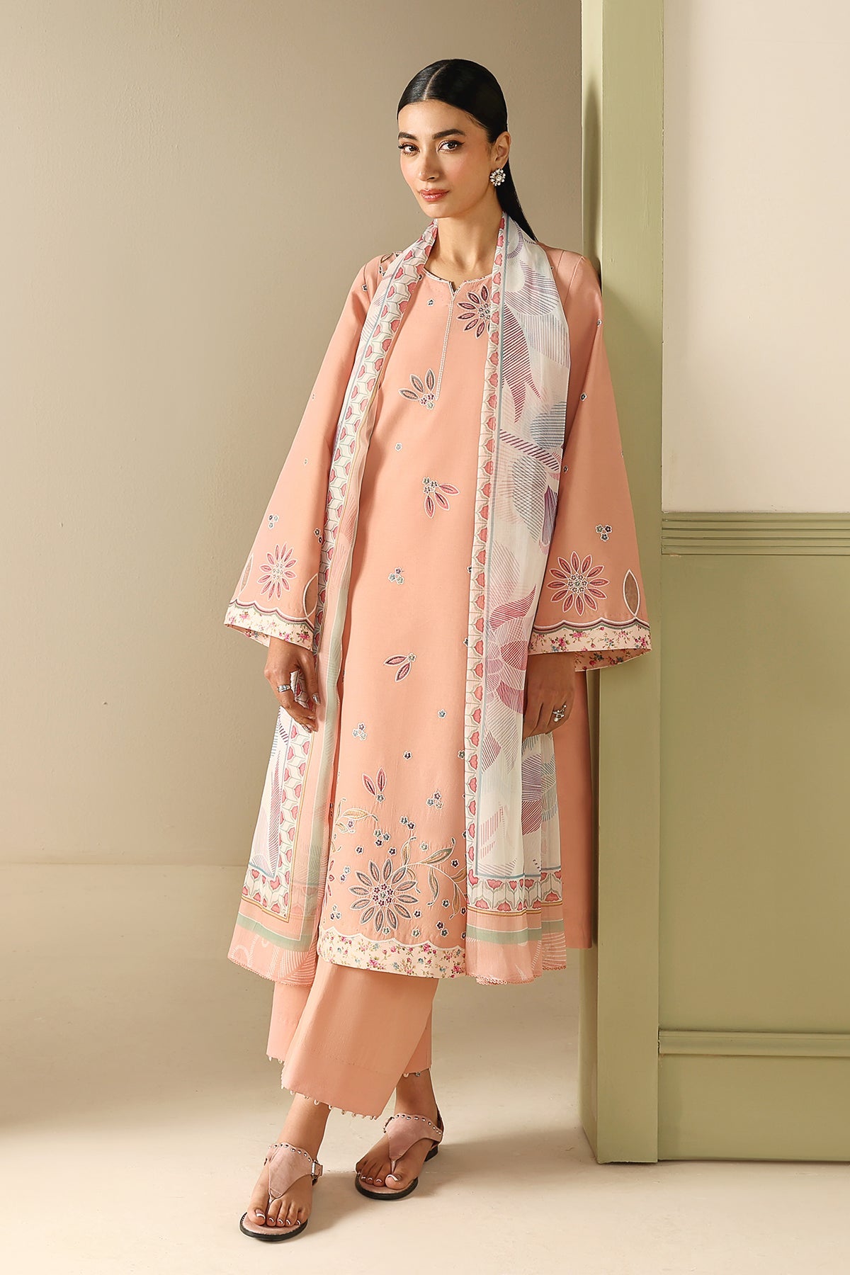 EMBROIDERED LAWN RTW-9274