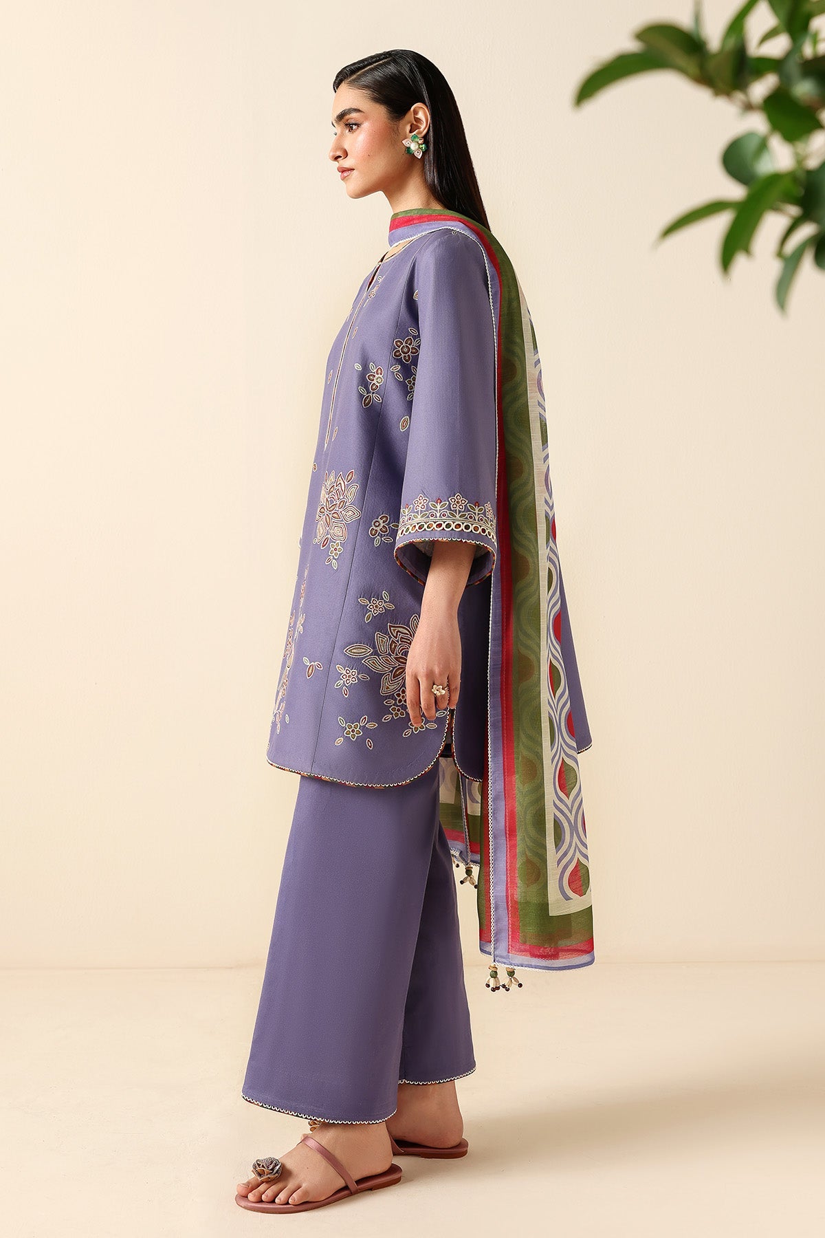 EMBROIDERED LAWN RTW-9336