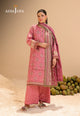 AJUBUD-28 Printed Lawn Stitched 3 PCS