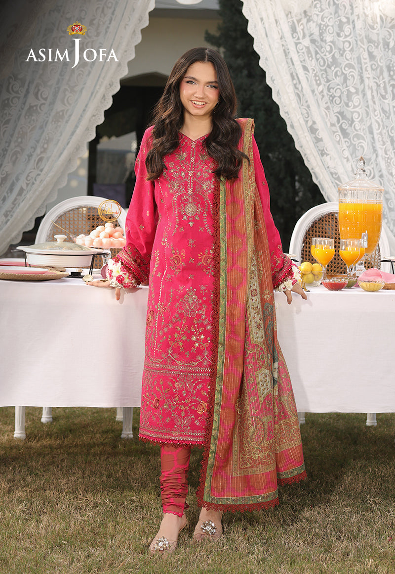 AJUBU-06 Embroidered Jacquard 3 Pcs