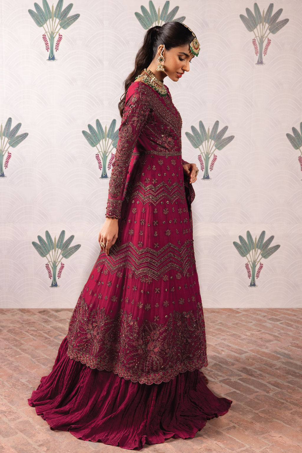 ISC-08 Manak (Frock With Crushed Lehnga)