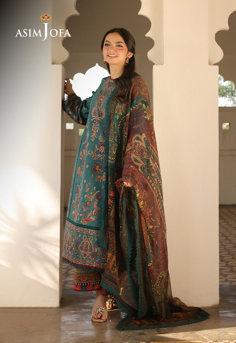 AJUBU-03 Embroidered Jacquard 3 Pcs