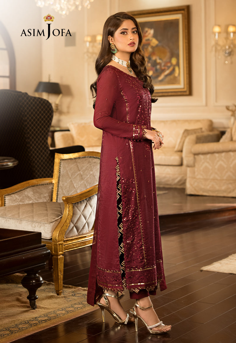 AJJMD-15 EMBROIDERED STITCHED 3 PCS