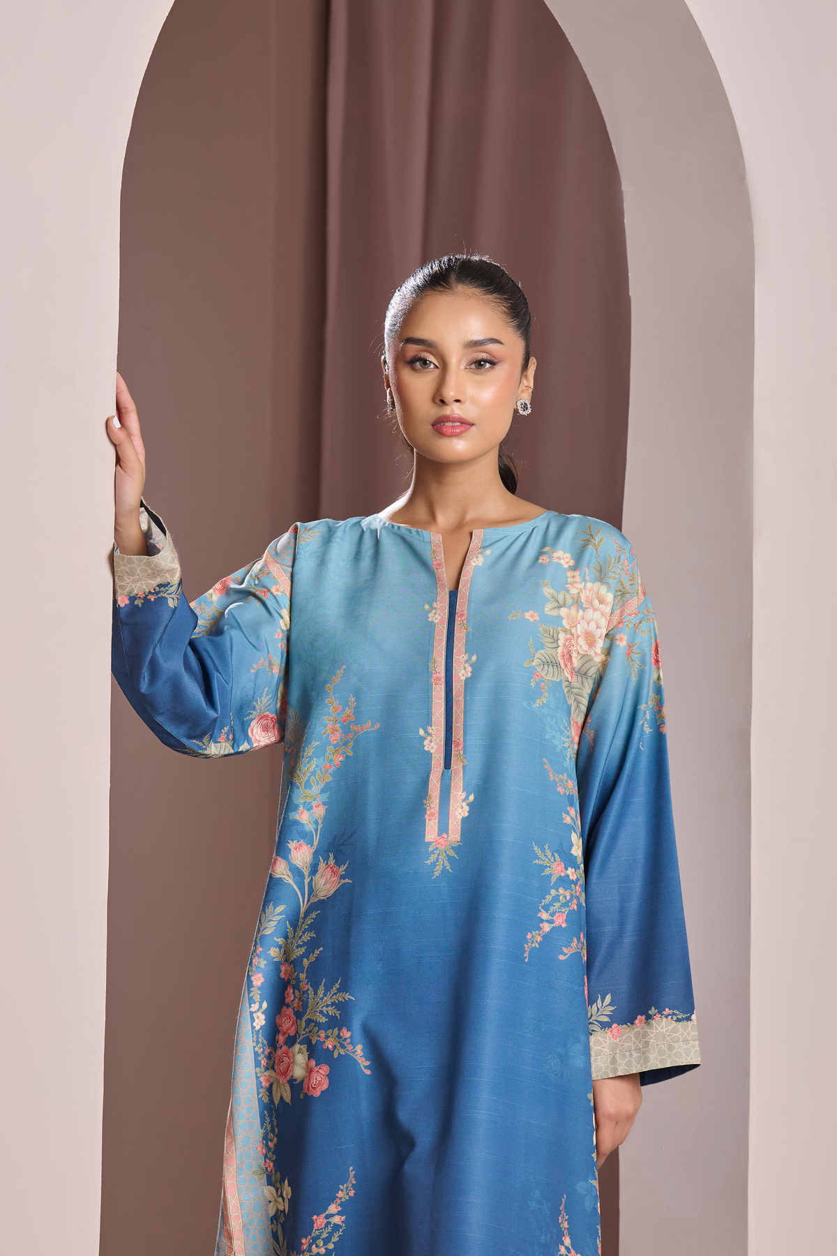 BLUE ROSE KAFTAN | 2-Piece