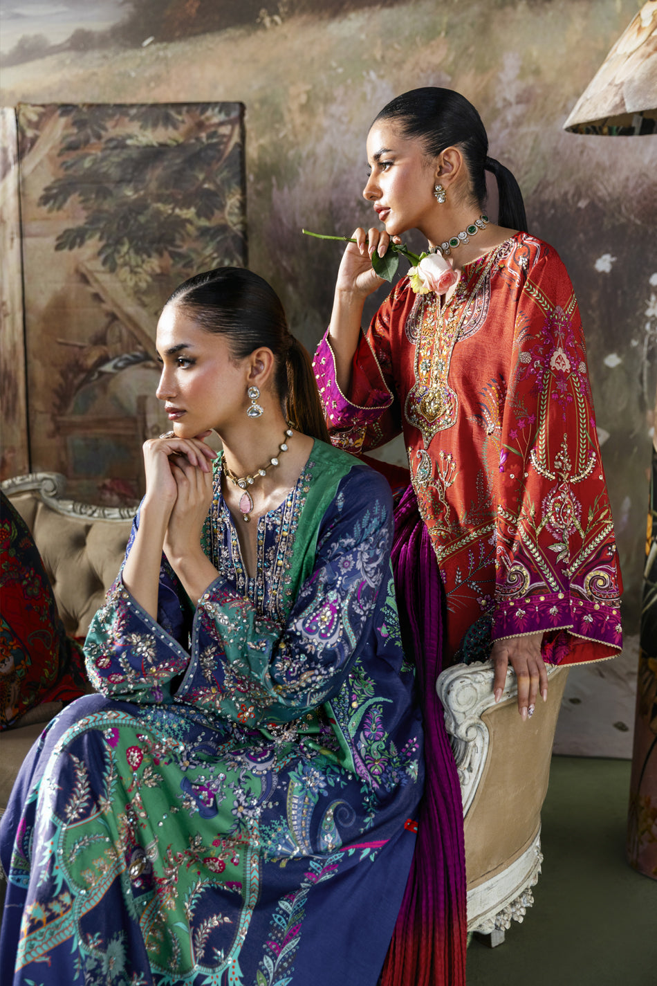 Emerald Sea Kaftan (D-15)