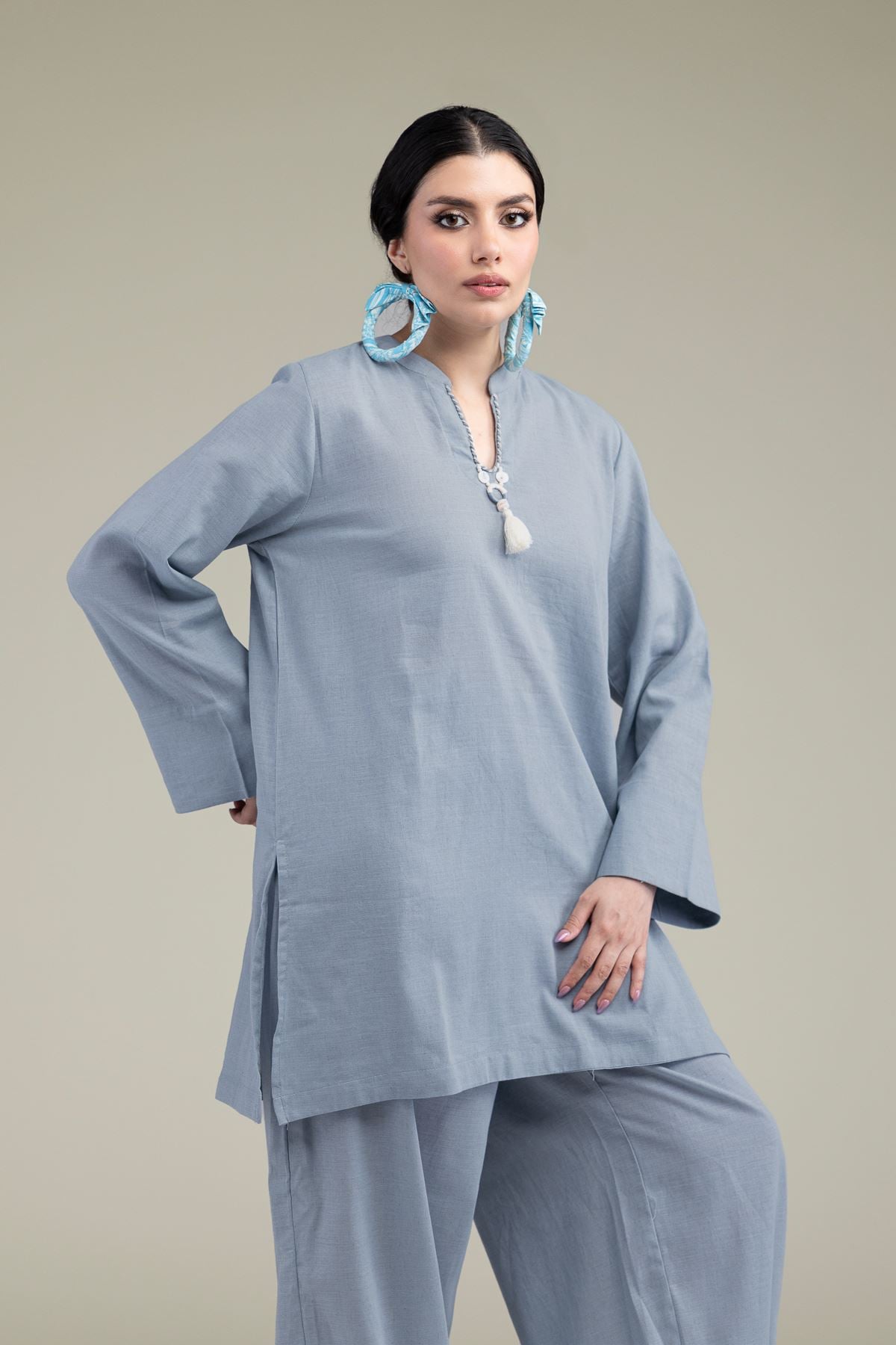 Short Solid Kurta