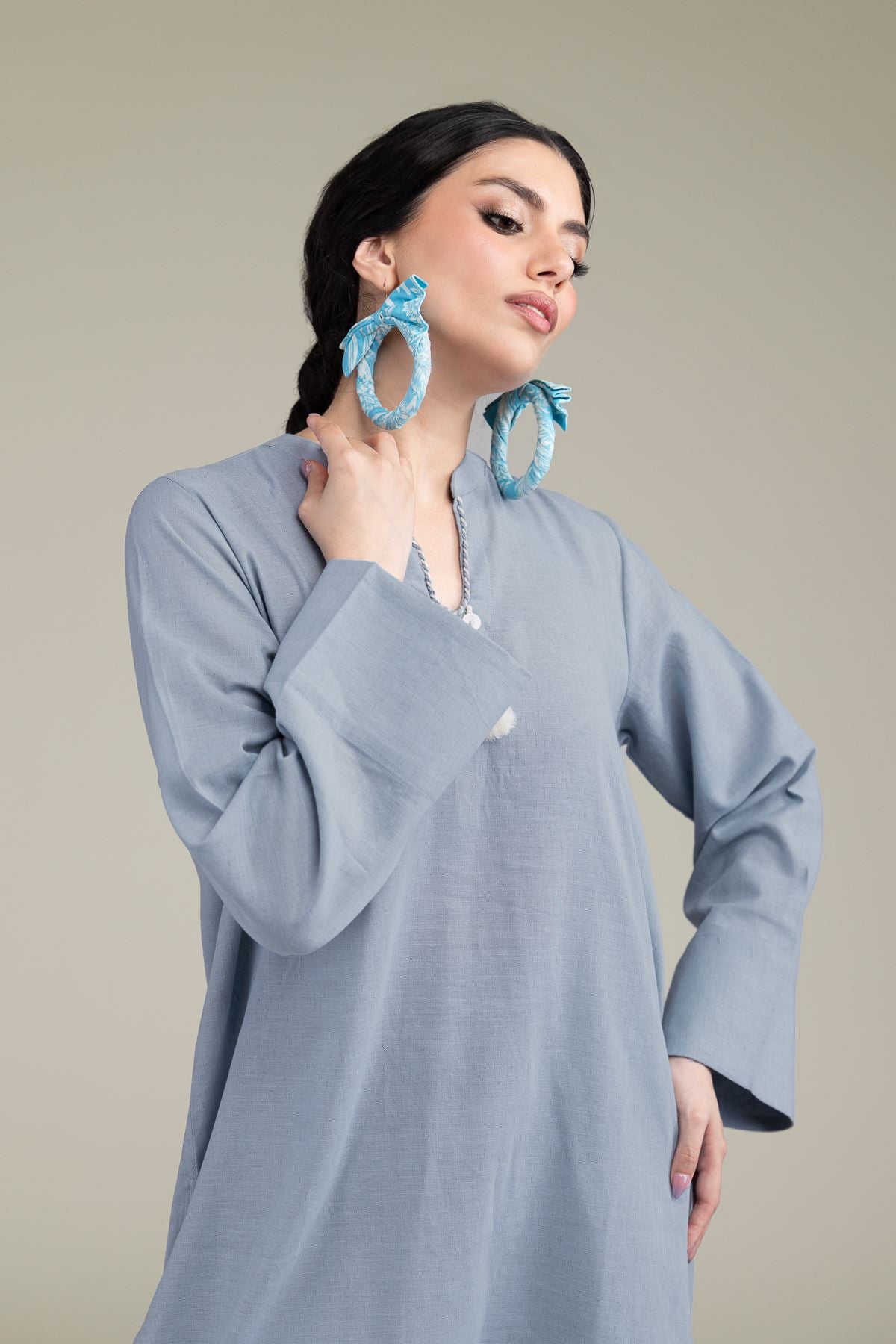 Short Solid Kurta