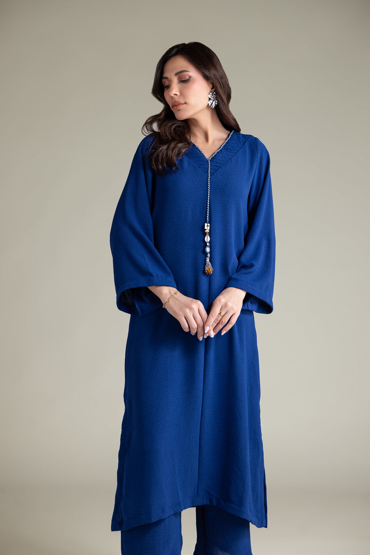 Blue Georgette Kurta