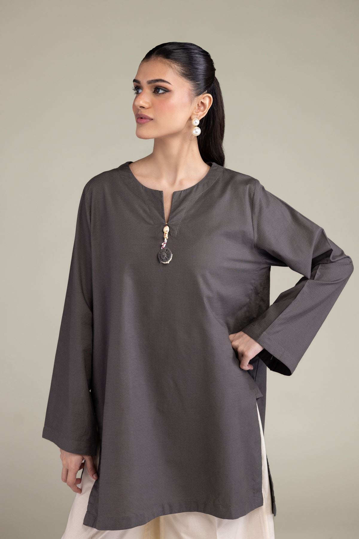 Short Solid Kurta
