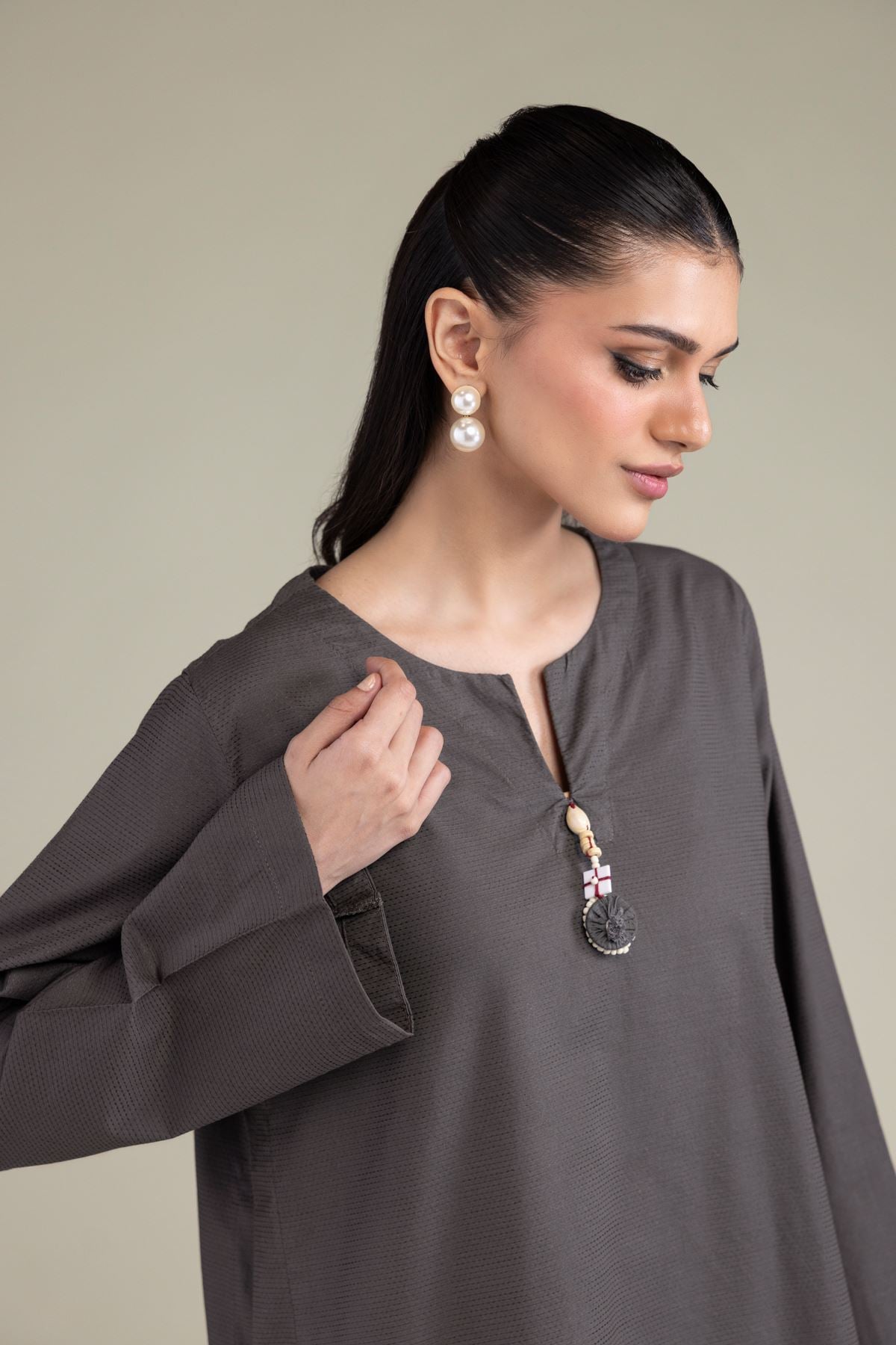 Short Solid Kurta